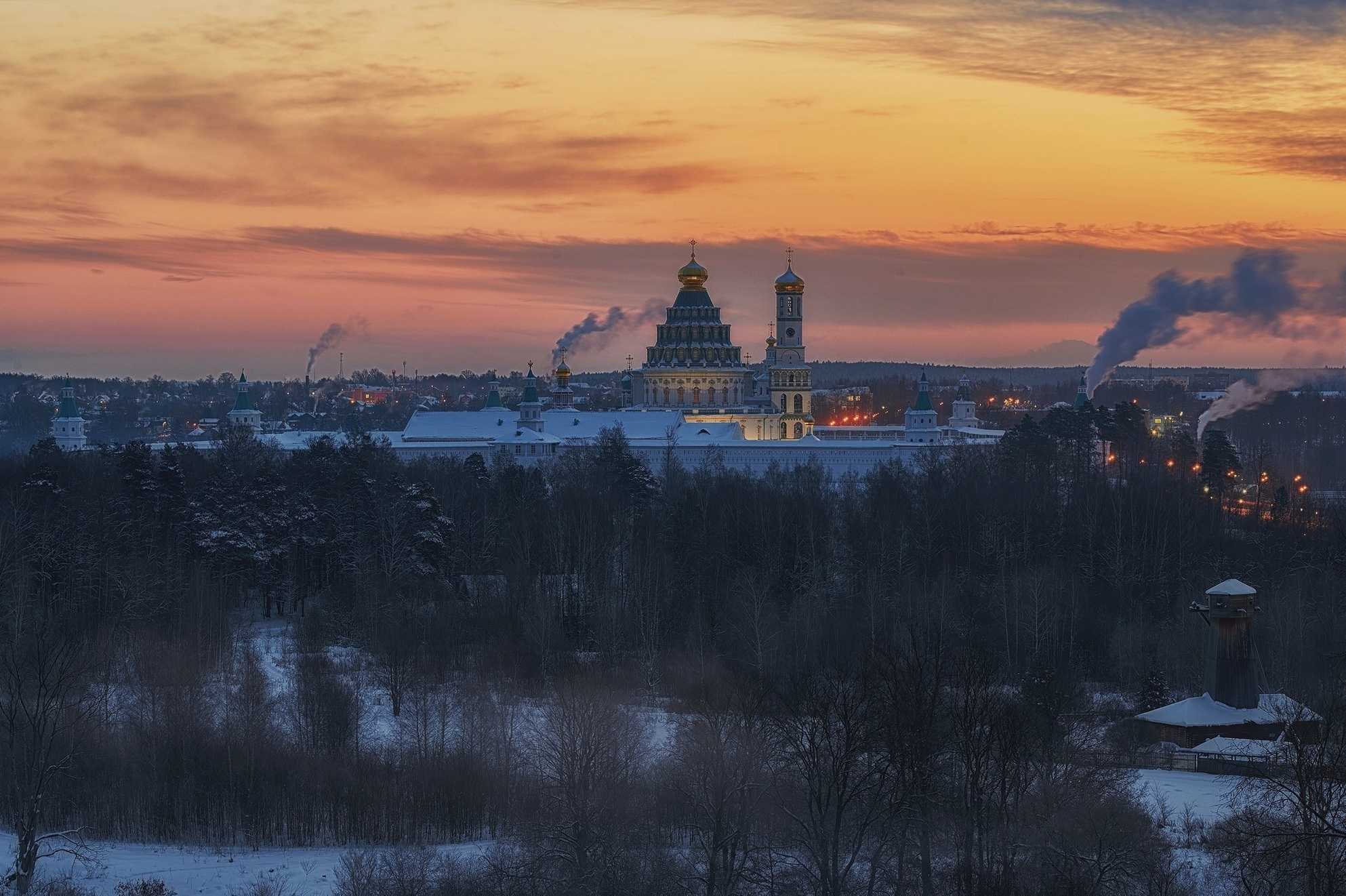 Frosty Istra - My, The photo, Nikon, Sigma, Winter, freezing, Istra River, New Jerusalem Monastery, Longpost