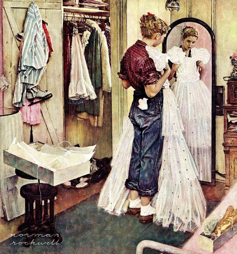 Norman Rockwell's love for detail - Painting, Art, Painting, Norman Rockwell, Longpost