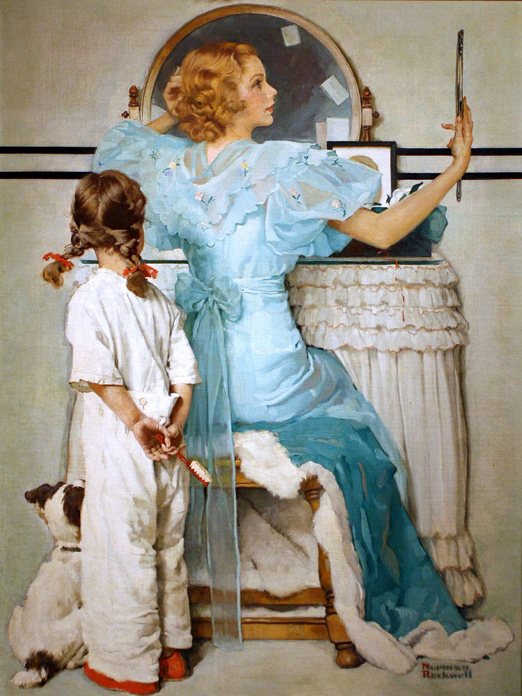 Norman Rockwell's love for detail - Painting, Art, Painting, Norman Rockwell, Longpost