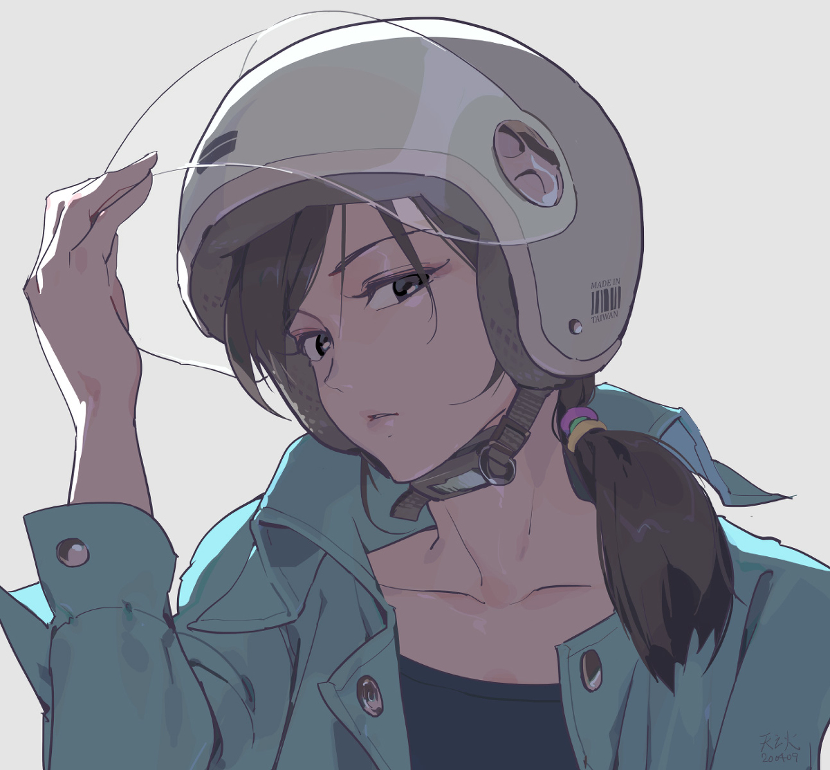 Safety and beauty - Anime, Anime art, Original character, Pixiv, Girls