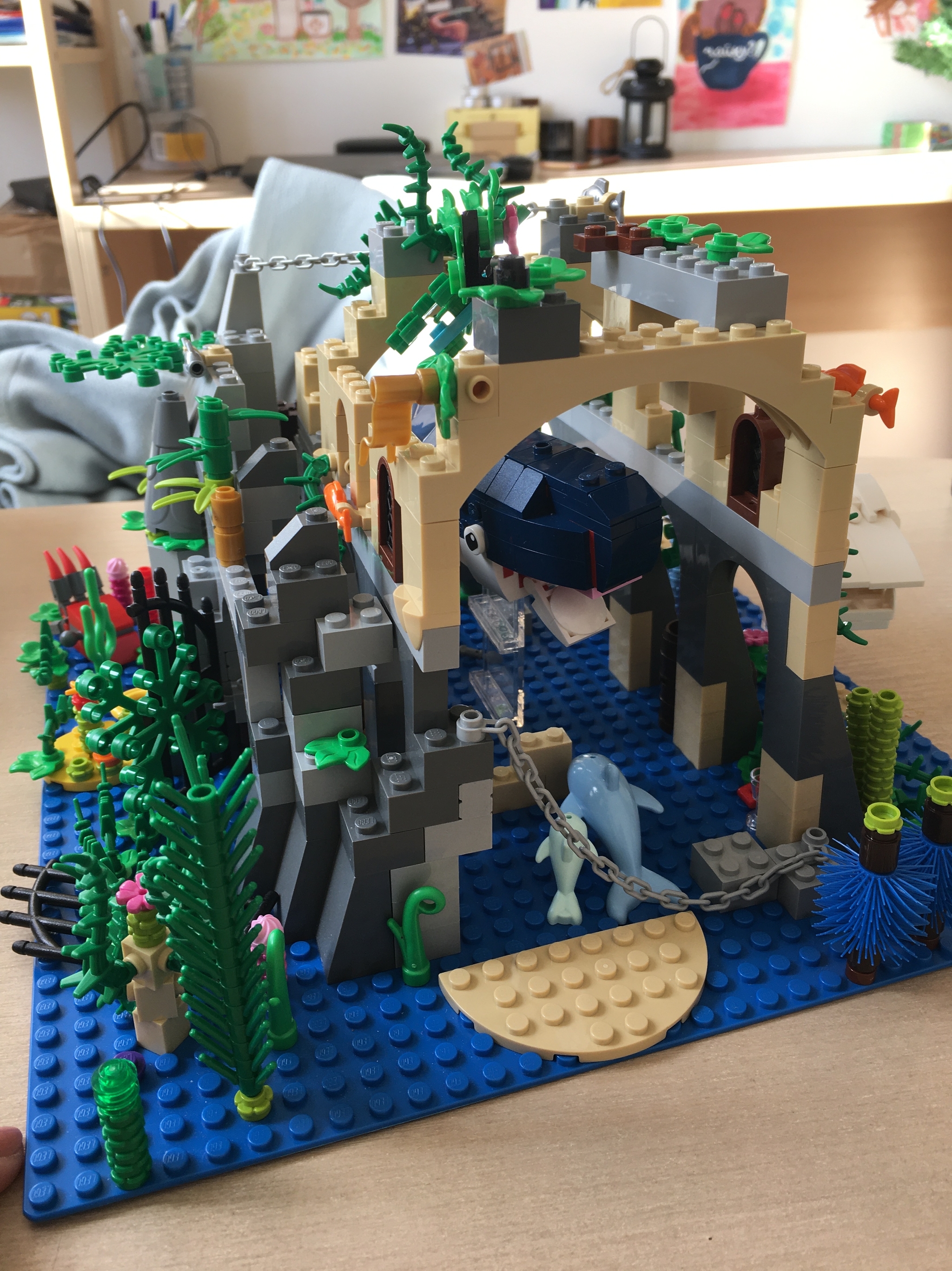 Our underwater bro - My, Lego, Homemade, Underwater world, Longpost