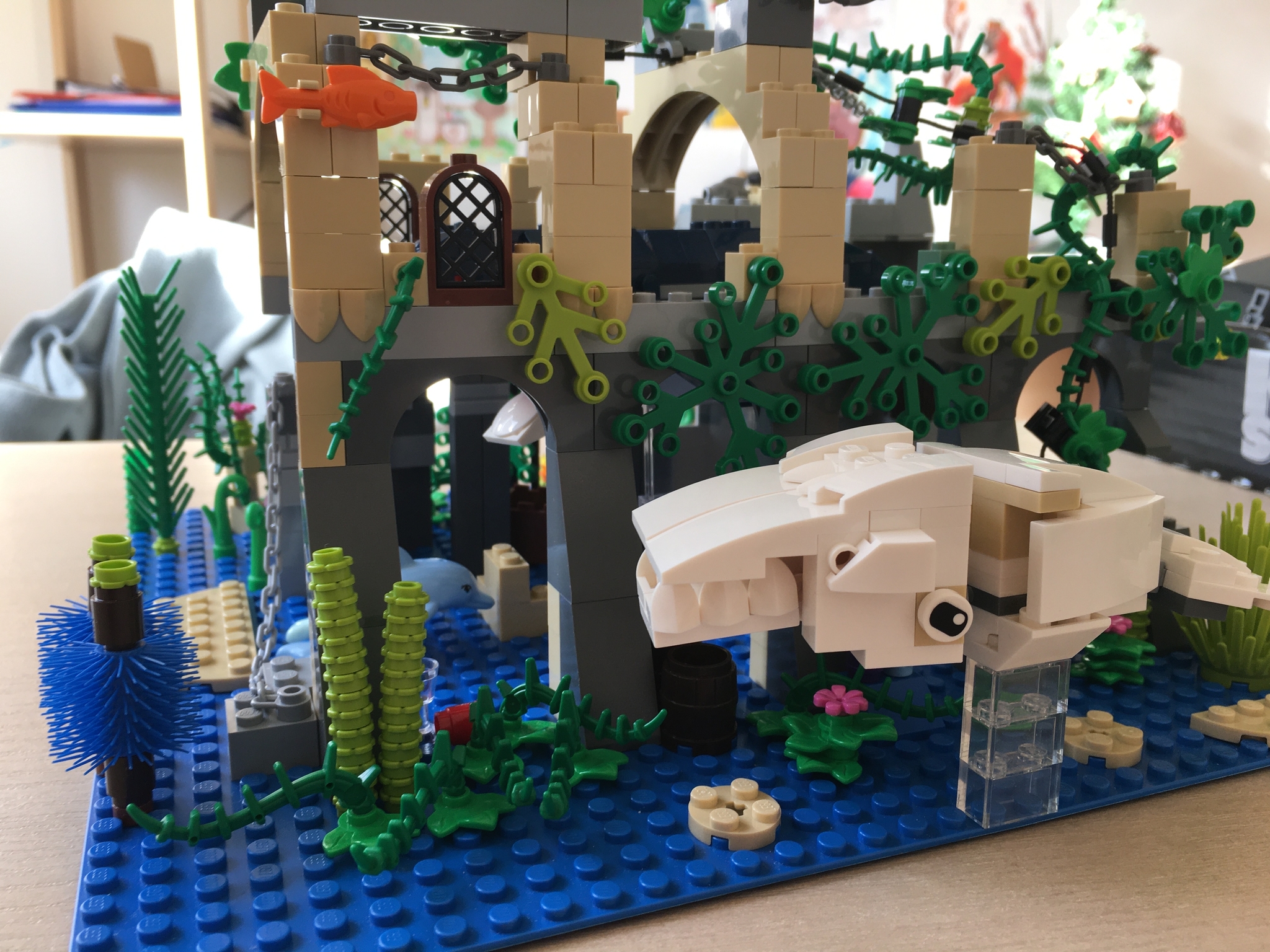 Our underwater bro - My, Lego, Homemade, Underwater world, Longpost