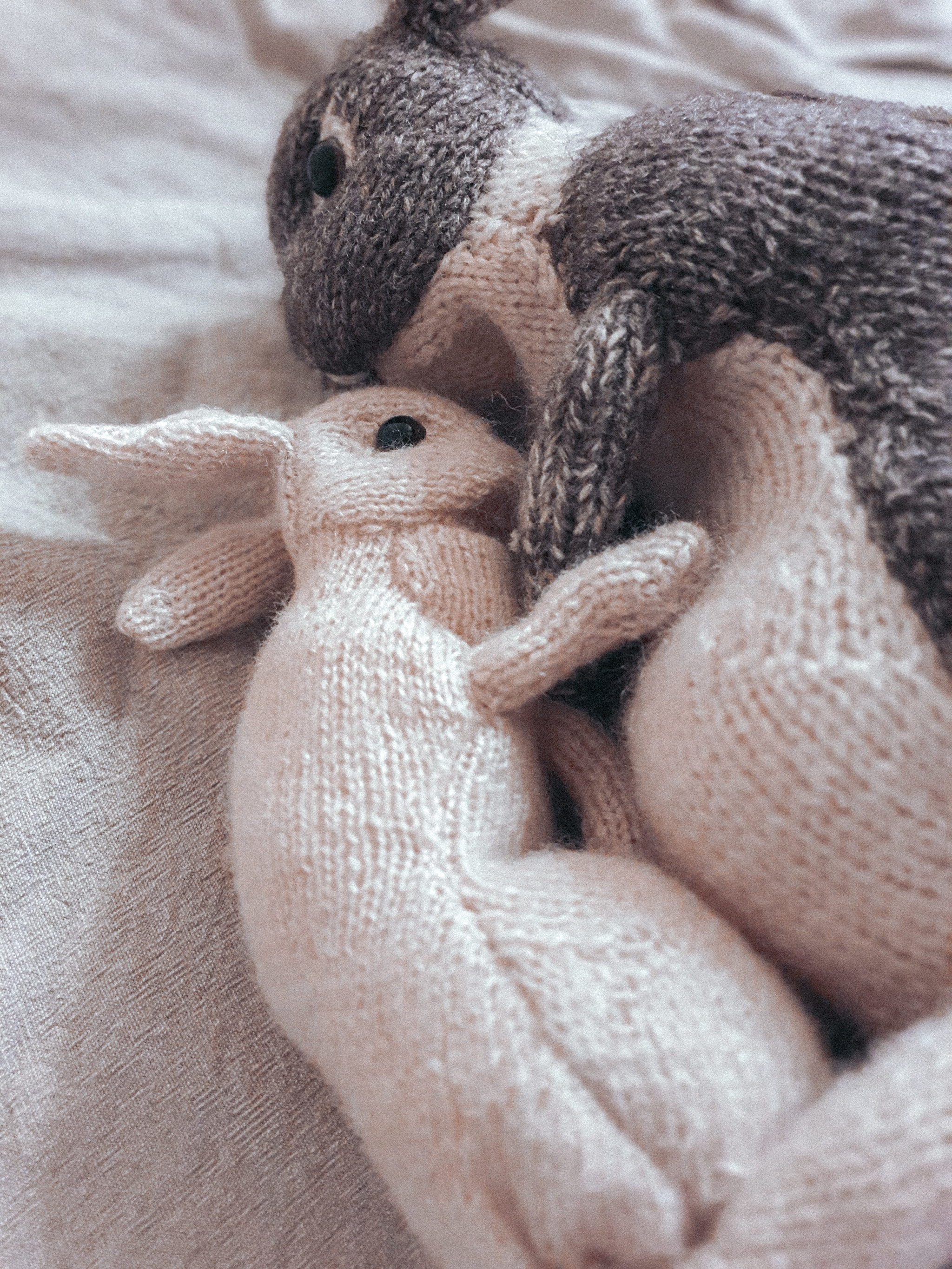 Rabbits part 2 - My, Knitting, Rabbit, Knitting, Crochet, Amigurumi, Longpost