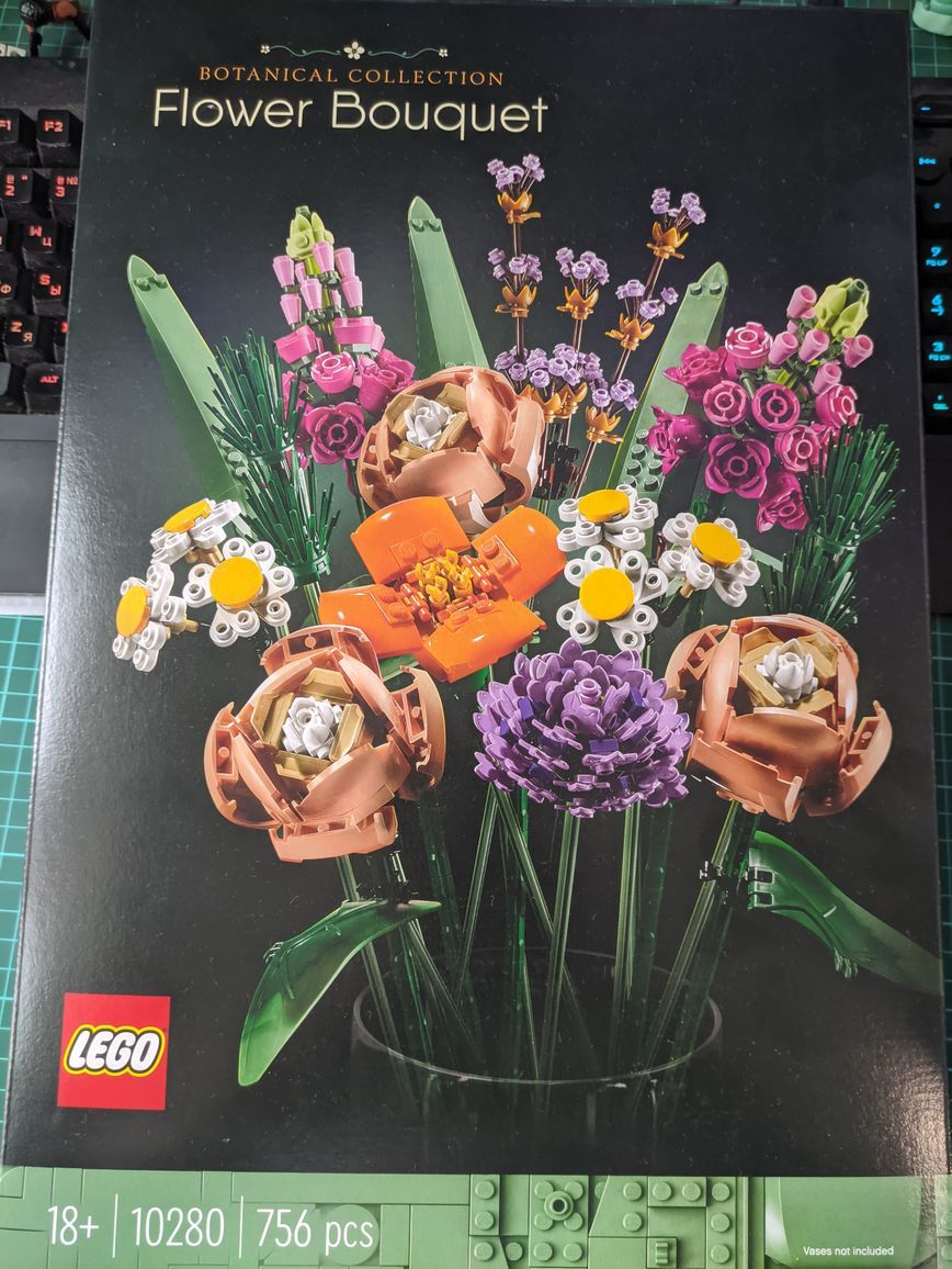 botanical collection flower bouquet lego