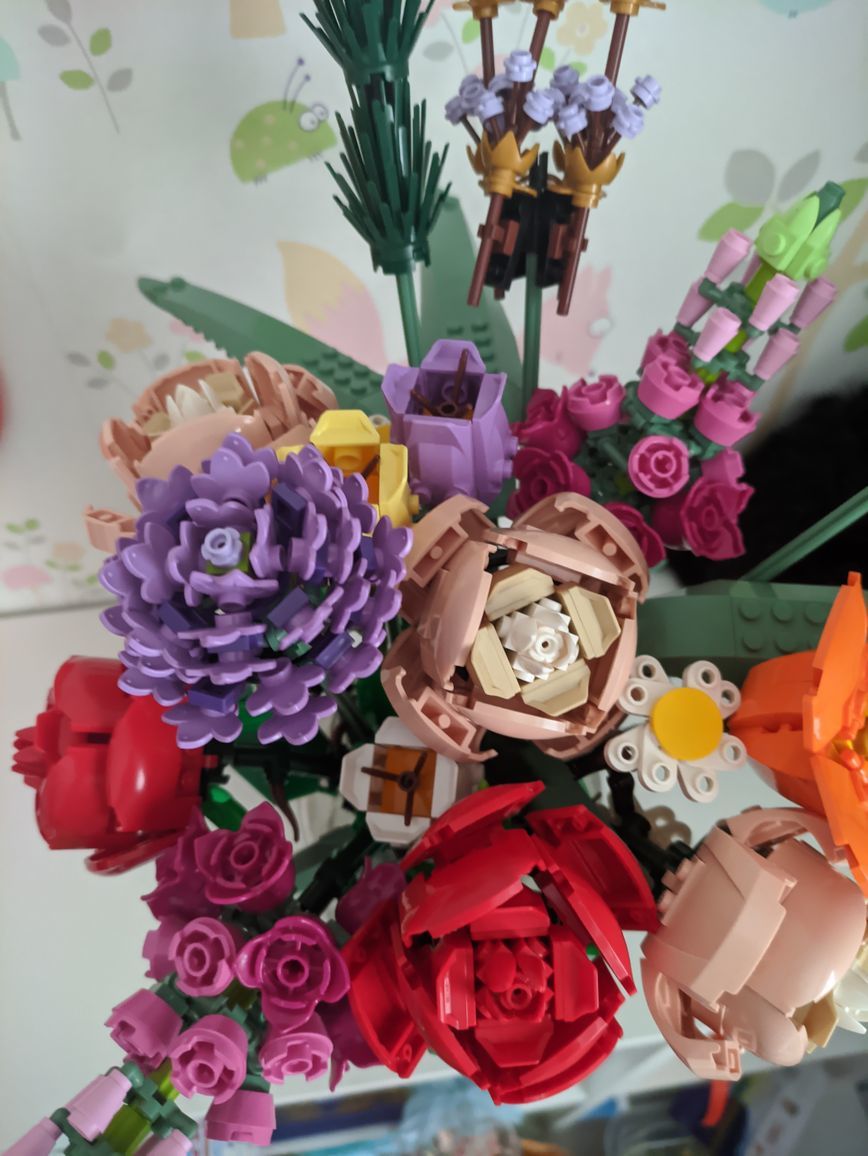 Botanical Collection or Lego flowers - My, Lego, Flowers, Bouquet, Longpost