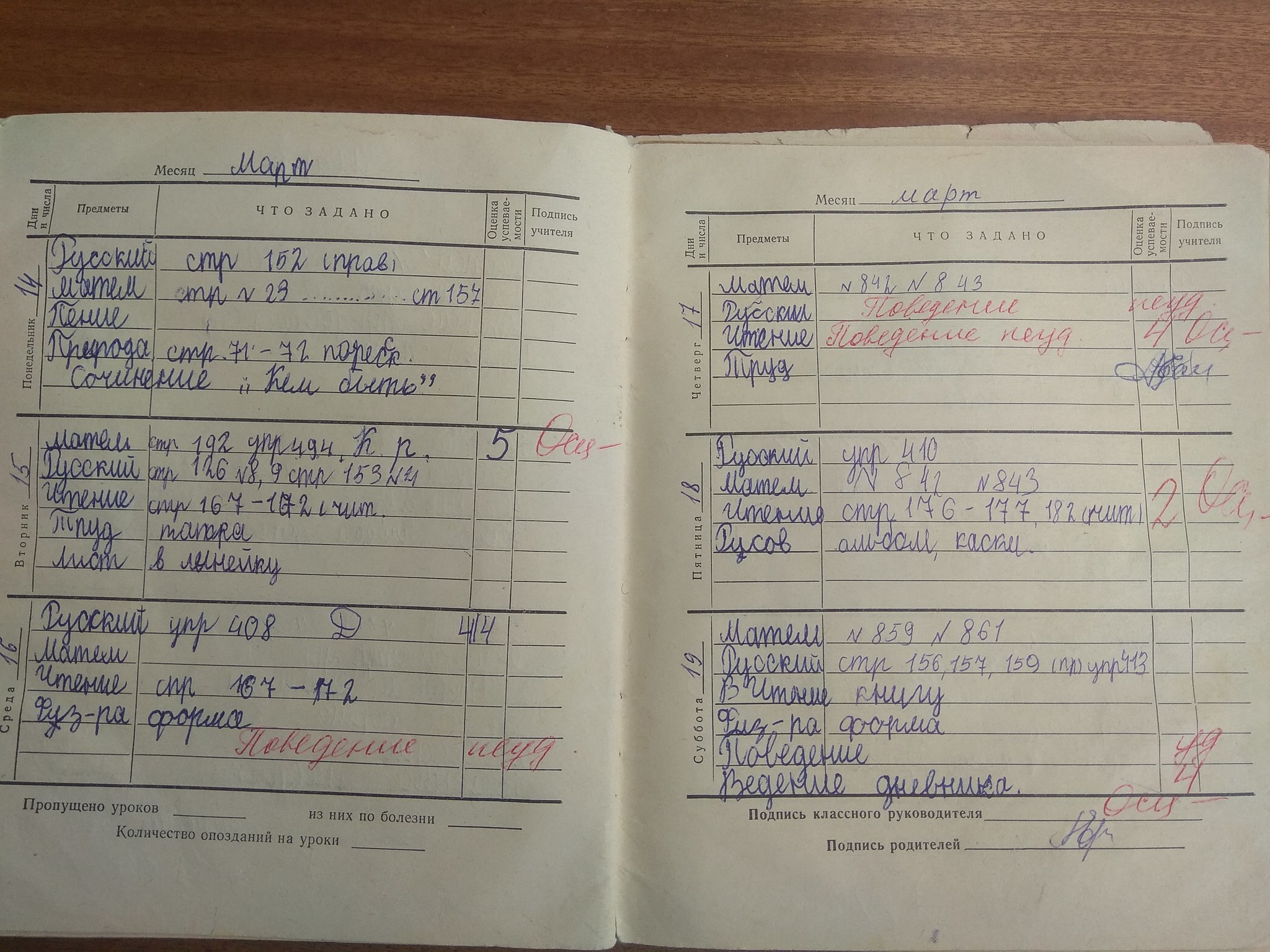 1982-1983 academic year. Diary of a 2nd grade student - My, Diary, School, Longpost