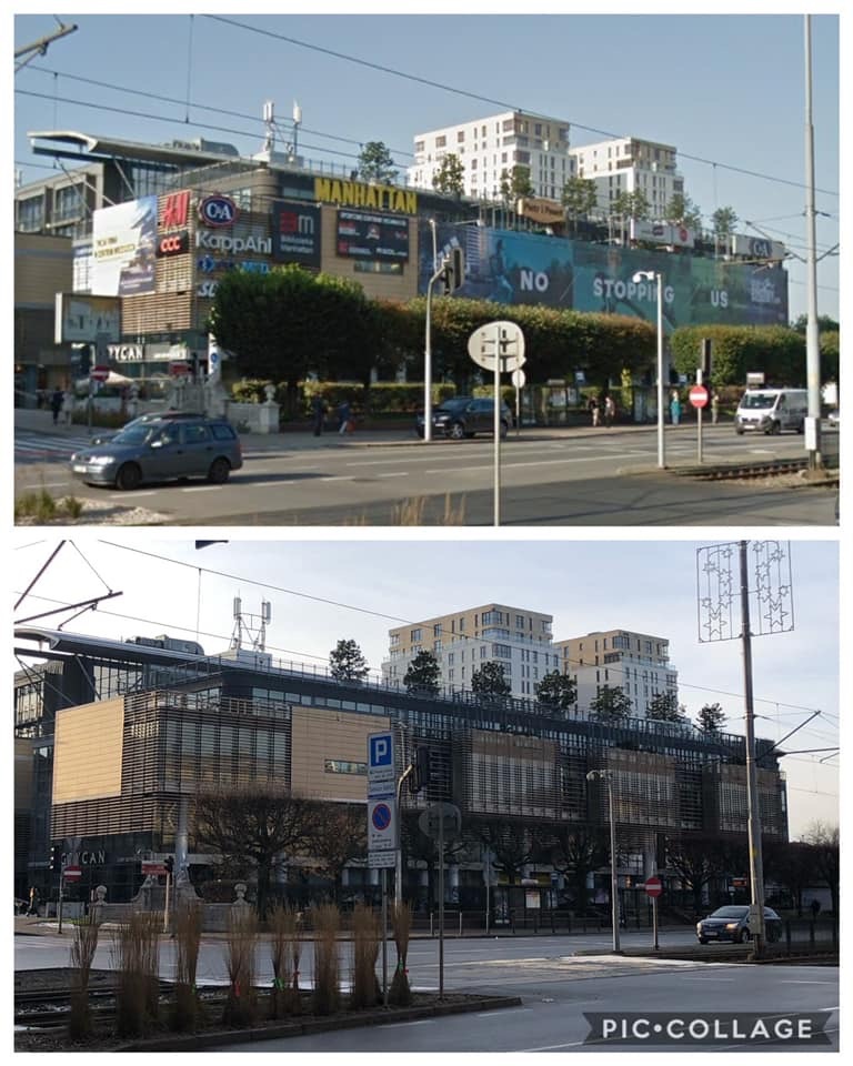 Transformation of Polish cities after the dismantling of advertising banners and billboards - Architecture, Advertising, Billboard, Poland, Transformation, Longpost, It Was-It Was