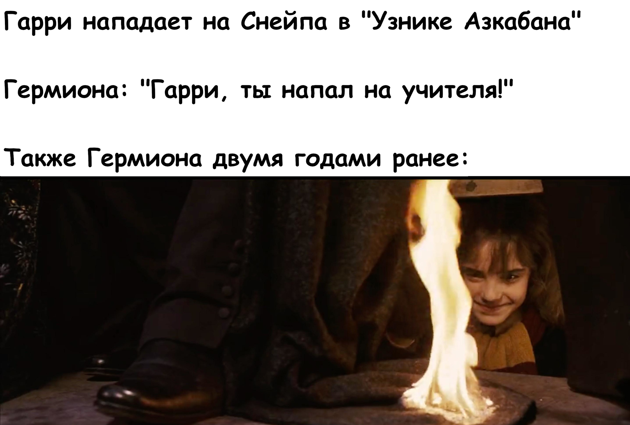 Is this different? - Harry Potter, Severus Snape, Hermione, Translated by myself, Picture with text, Double standarts