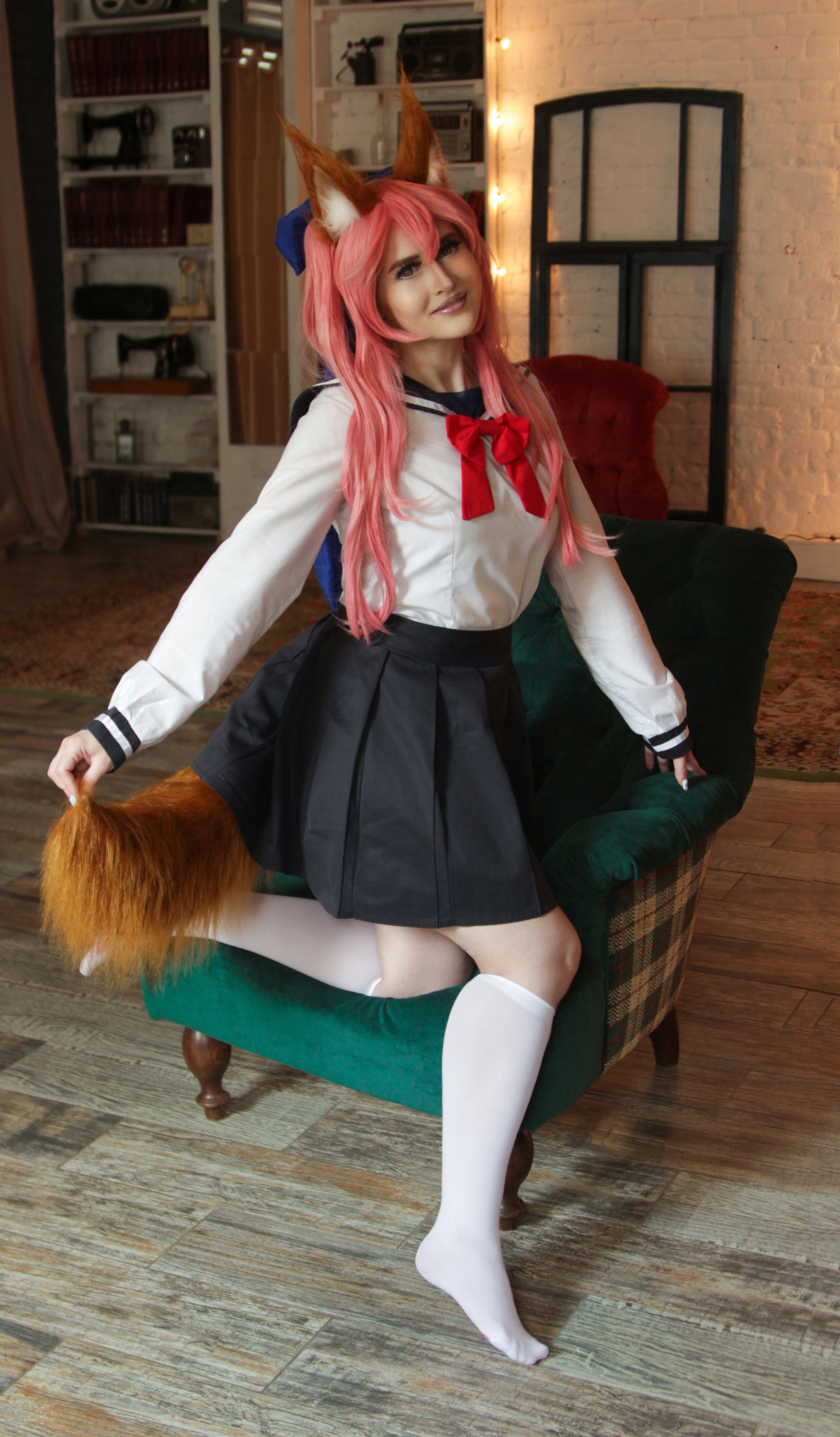 Tamamo no Mae by 4iipainter - My, Anime, Cosplay, Faith, Fox