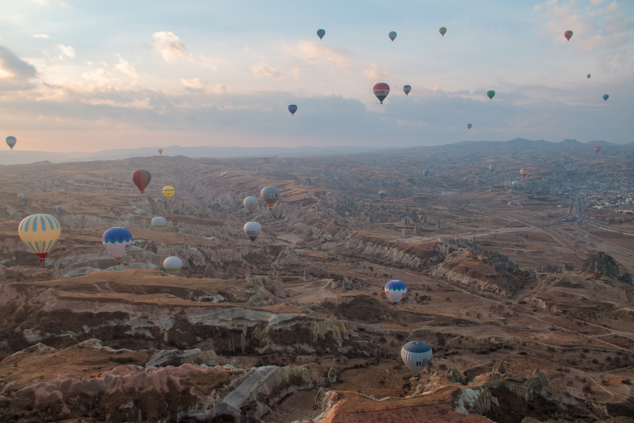 Cappadocia in January - My, Cappadocia, Turkey, Nature, Travels, The mountains, Balloon, The photo, Longpost