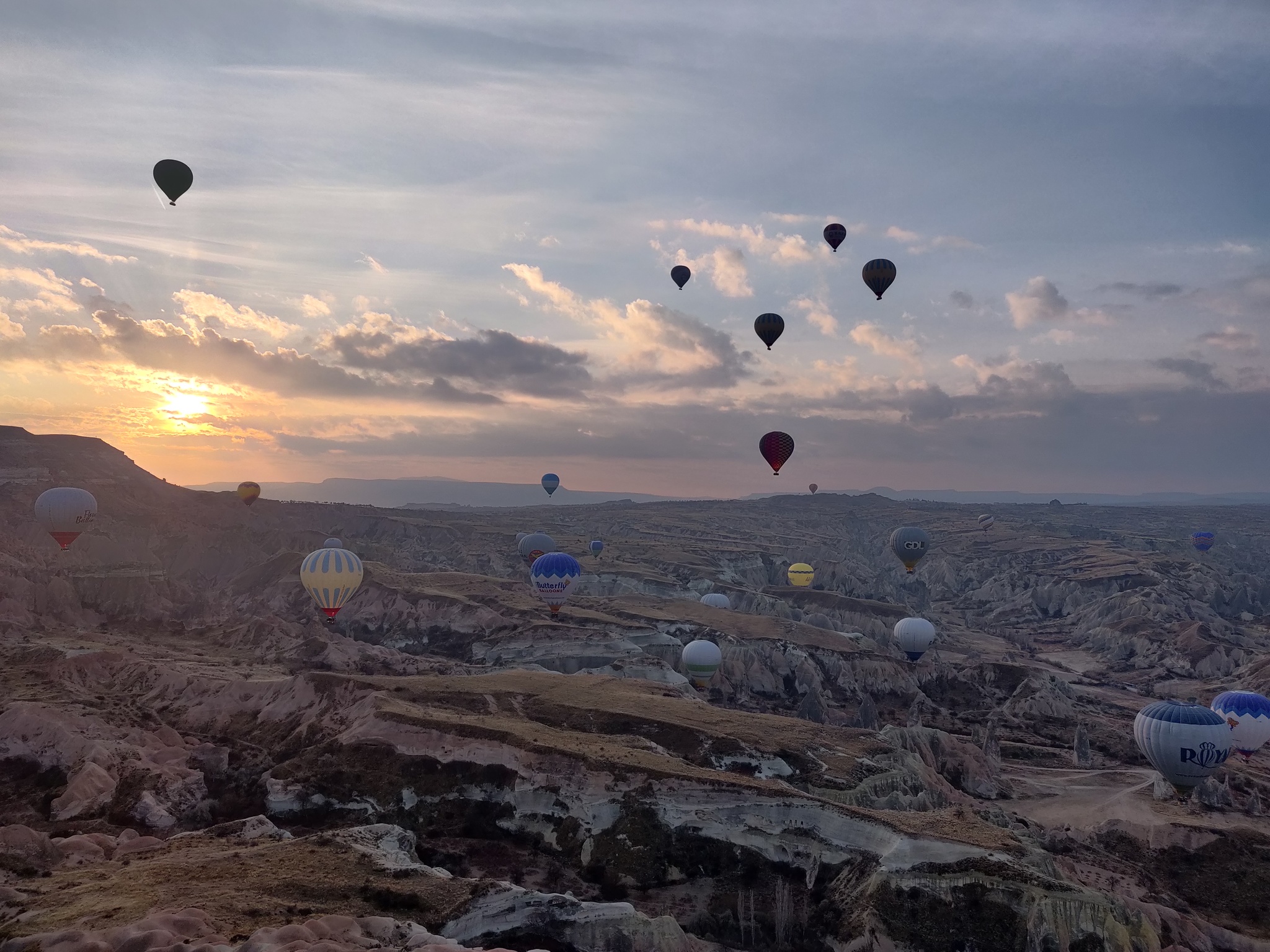 Cappadocia in January - My, Cappadocia, Turkey, Nature, Travels, The mountains, Balloon, The photo, Longpost