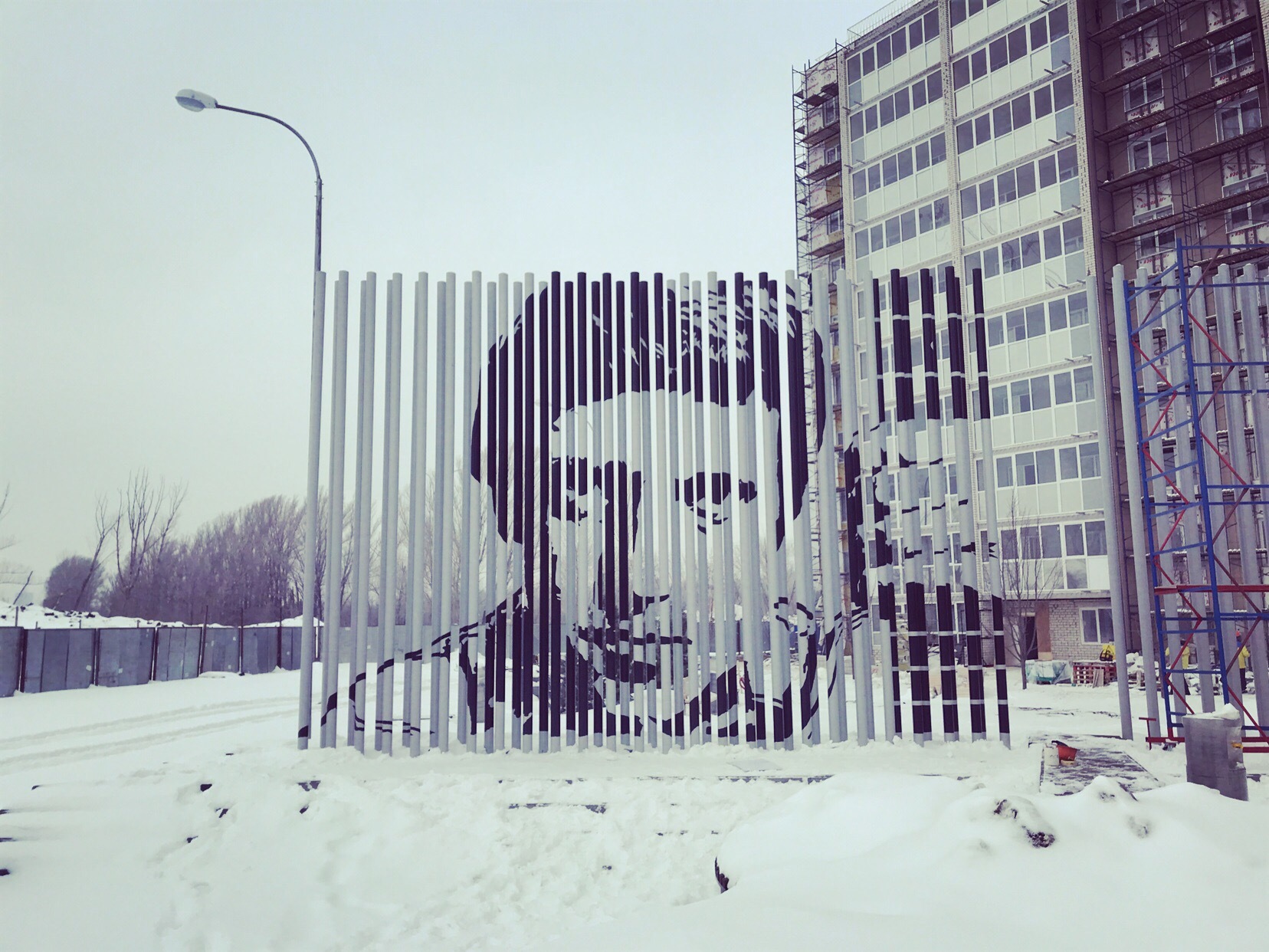 Mural by Vladimir Vysotsky - My, Graffiti, Mural, Vladimir Vysotsky, Longpost, Tolyatti