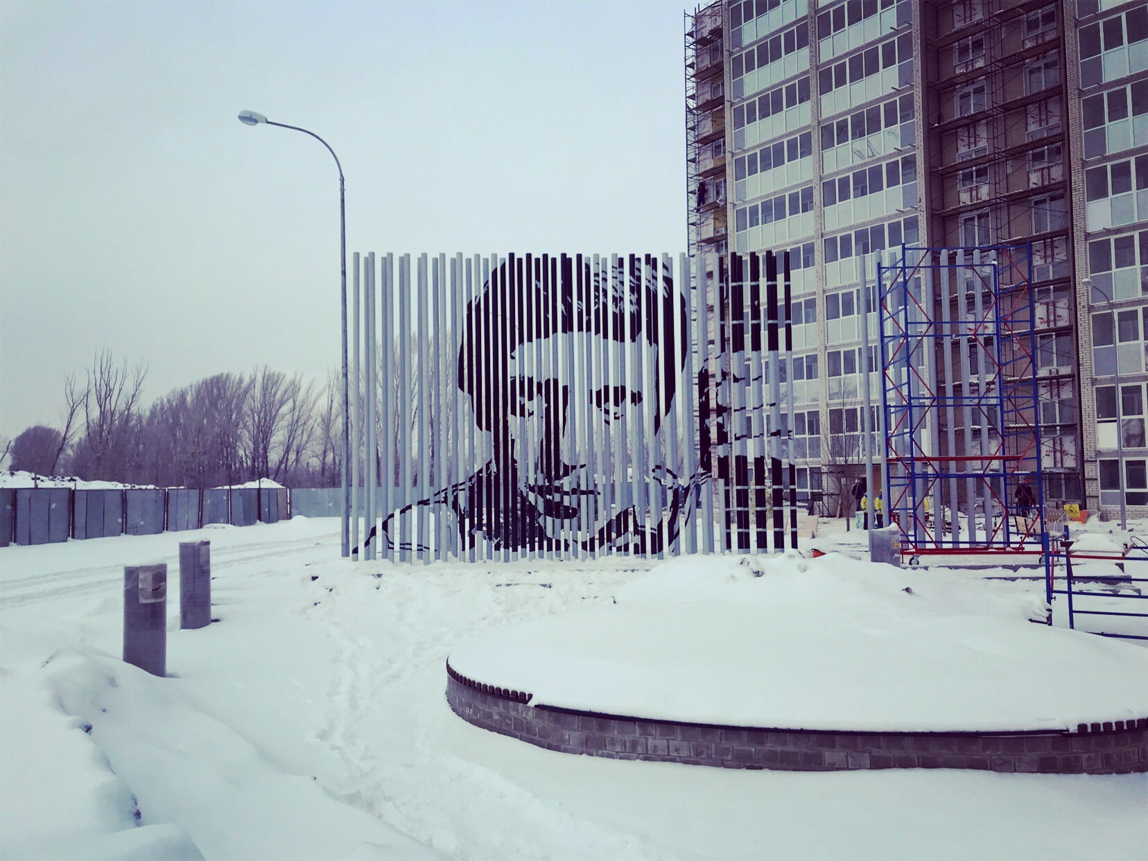 Mural by Vladimir Vysotsky - My, Graffiti, Mural, Vladimir Vysotsky, Longpost, Tolyatti