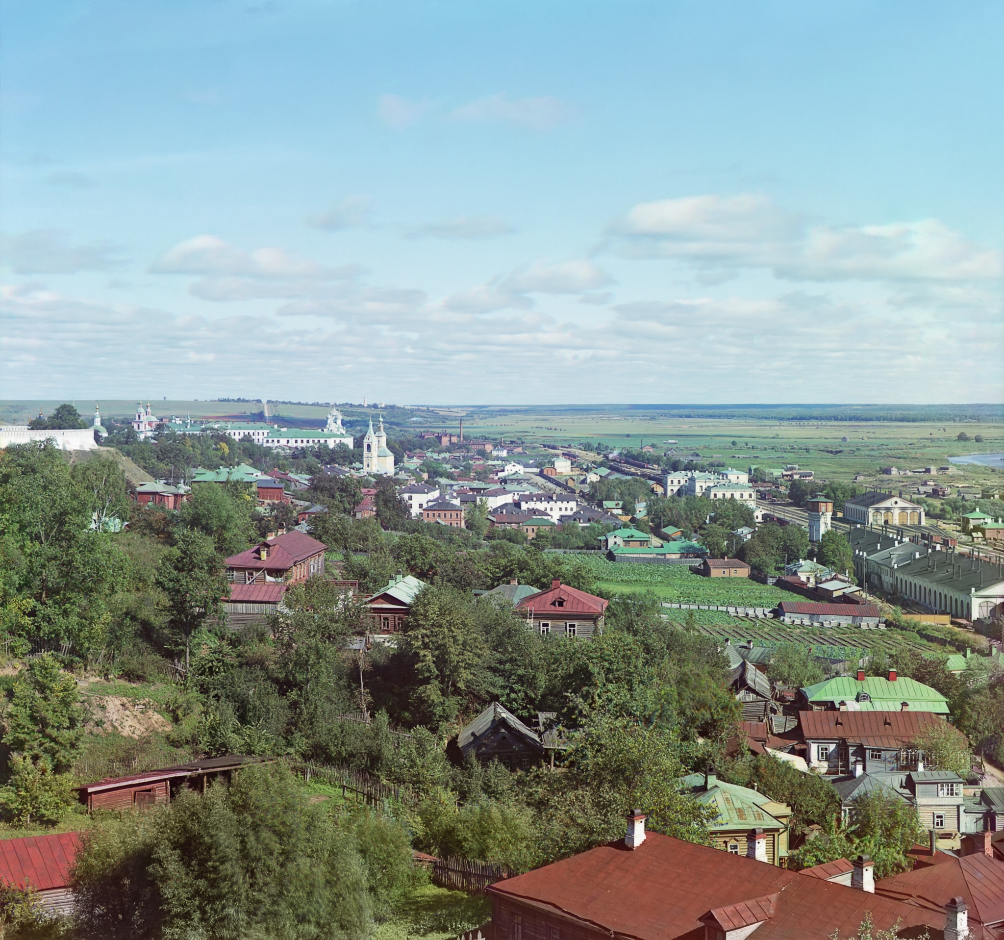 The beginning of the 20th century through the lens of Sergei Mikhailovich Prokudin-Gorsky, part 3 - The photo, 20th century, Prokudin-Gorsky, Ufa, Alexandrov, Vladimir city, Yekaterinburg, Permian, Rzhev, Teeth, Oxbow, Tobolsk, Torzhok, Longpost