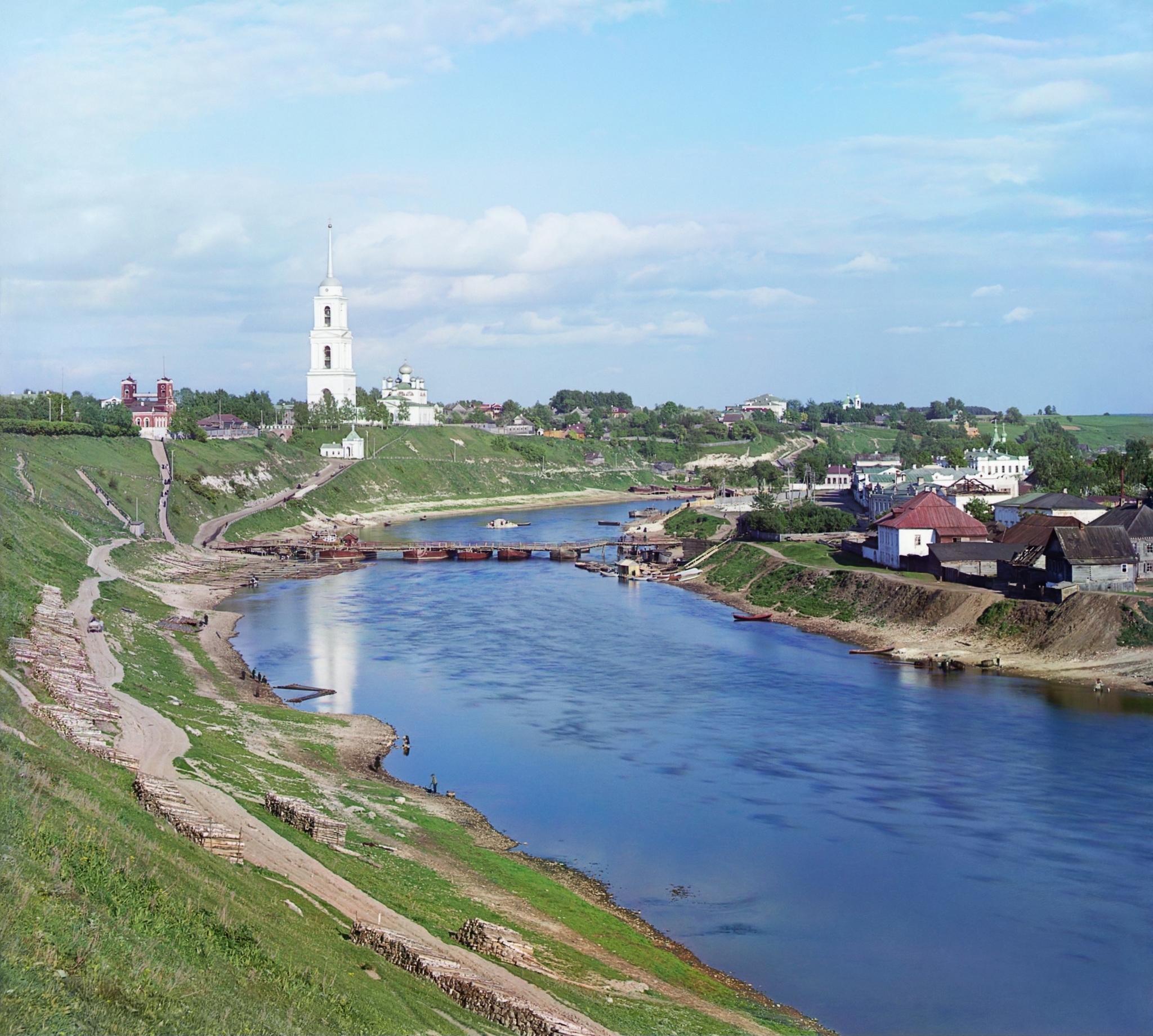 The beginning of the 20th century through the lens of Sergei Mikhailovich Prokudin-Gorsky, part 3 - The photo, 20th century, Prokudin-Gorsky, Ufa, Alexandrov, Vladimir city, Yekaterinburg, Permian, Rzhev, Teeth, Oxbow, Tobolsk, Torzhok, Longpost