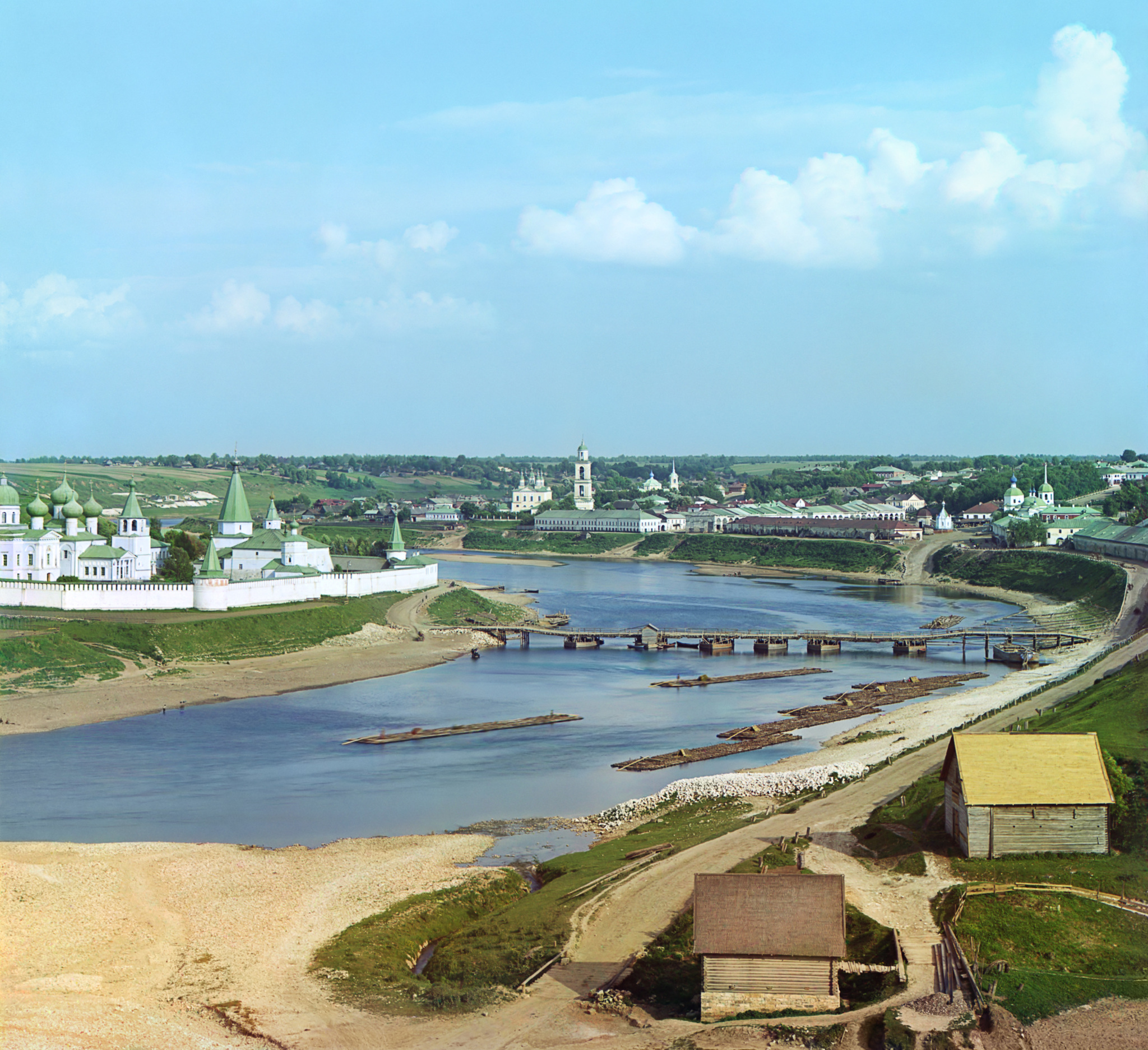 The beginning of the 20th century through the lens of Sergei Mikhailovich Prokudin-Gorsky, part 3 - The photo, 20th century, Prokudin-Gorsky, Ufa, Alexandrov, Vladimir city, Yekaterinburg, Permian, Rzhev, Teeth, Oxbow, Tobolsk, Torzhok, Longpost