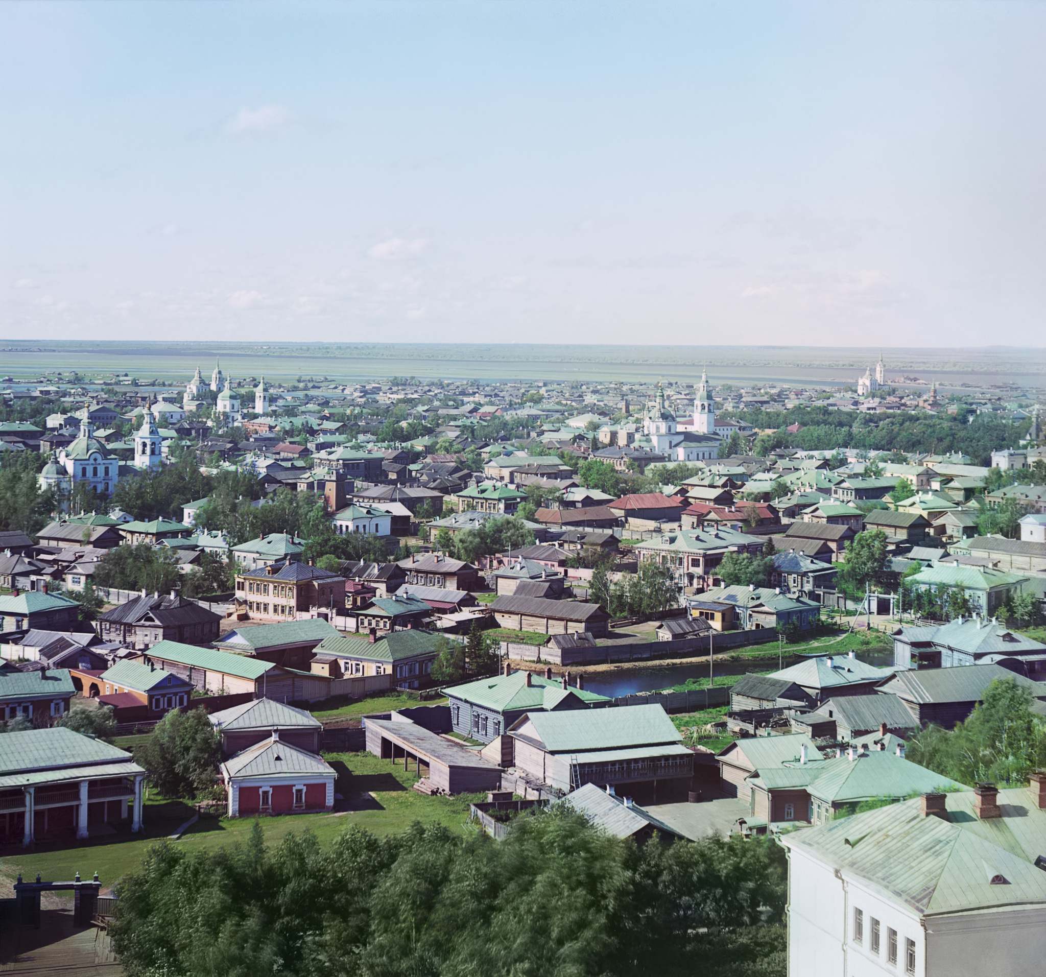 The beginning of the 20th century through the lens of Sergei Mikhailovich Prokudin-Gorsky, part 3 - The photo, 20th century, Prokudin-Gorsky, Ufa, Alexandrov, Vladimir city, Yekaterinburg, Permian, Rzhev, Teeth, Oxbow, Tobolsk, Torzhok, Longpost