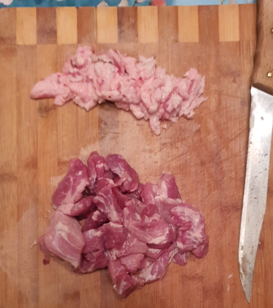 Don't order meat online - My, Supermarket Perekrestok, Pork