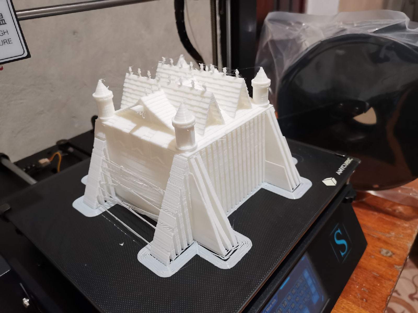 Герои 3. Город Замок. Капитолий (3D print) - Моё, HOMM III, Герои меча и магии, 3D моделирование, 3D, Anycubic, Длиннопост