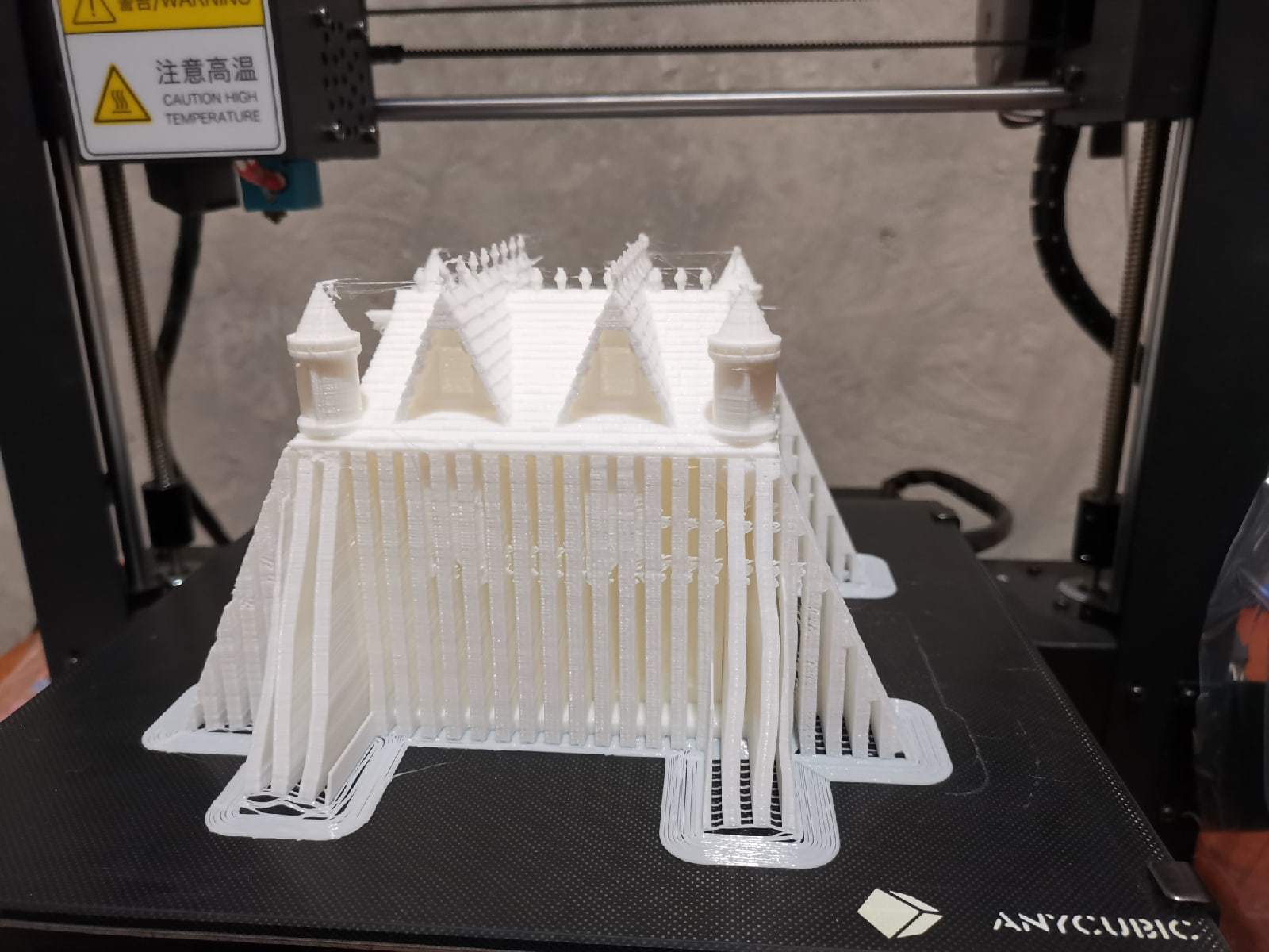 Герои 3. Город Замок. Капитолий (3D print) - Моё, HOMM III, Герои меча и магии, 3D моделирование, 3D, Anycubic, Длиннопост