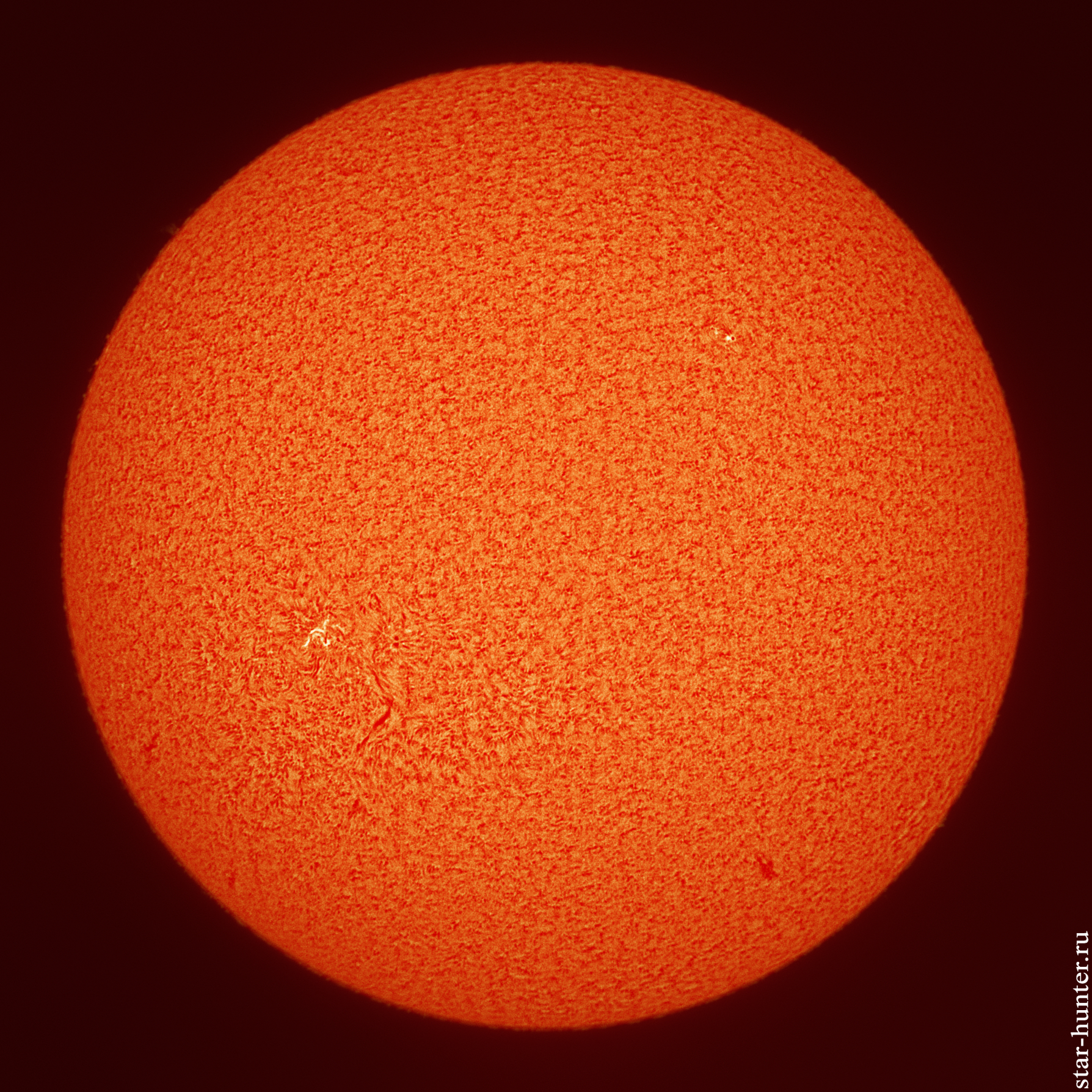 Солнце, 22 января 2021 года, 12:32 - Моё, Солнце, Астрофото, Астрономия, Космос, Starhunter, Анапа, Анападвор, Видео