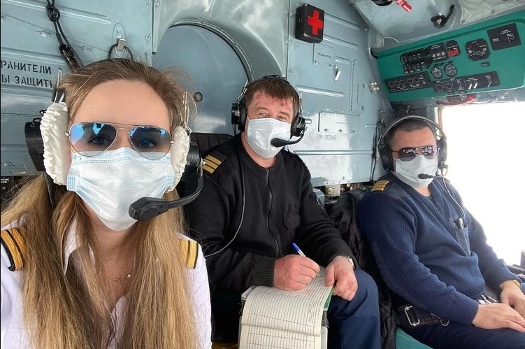 Beauty on a helicopter: a Siberian with a model appearance became the first female pilot in the Far North - Aviation, Girls, Dreams Come True, Motivation, Life stories, Longpost, news