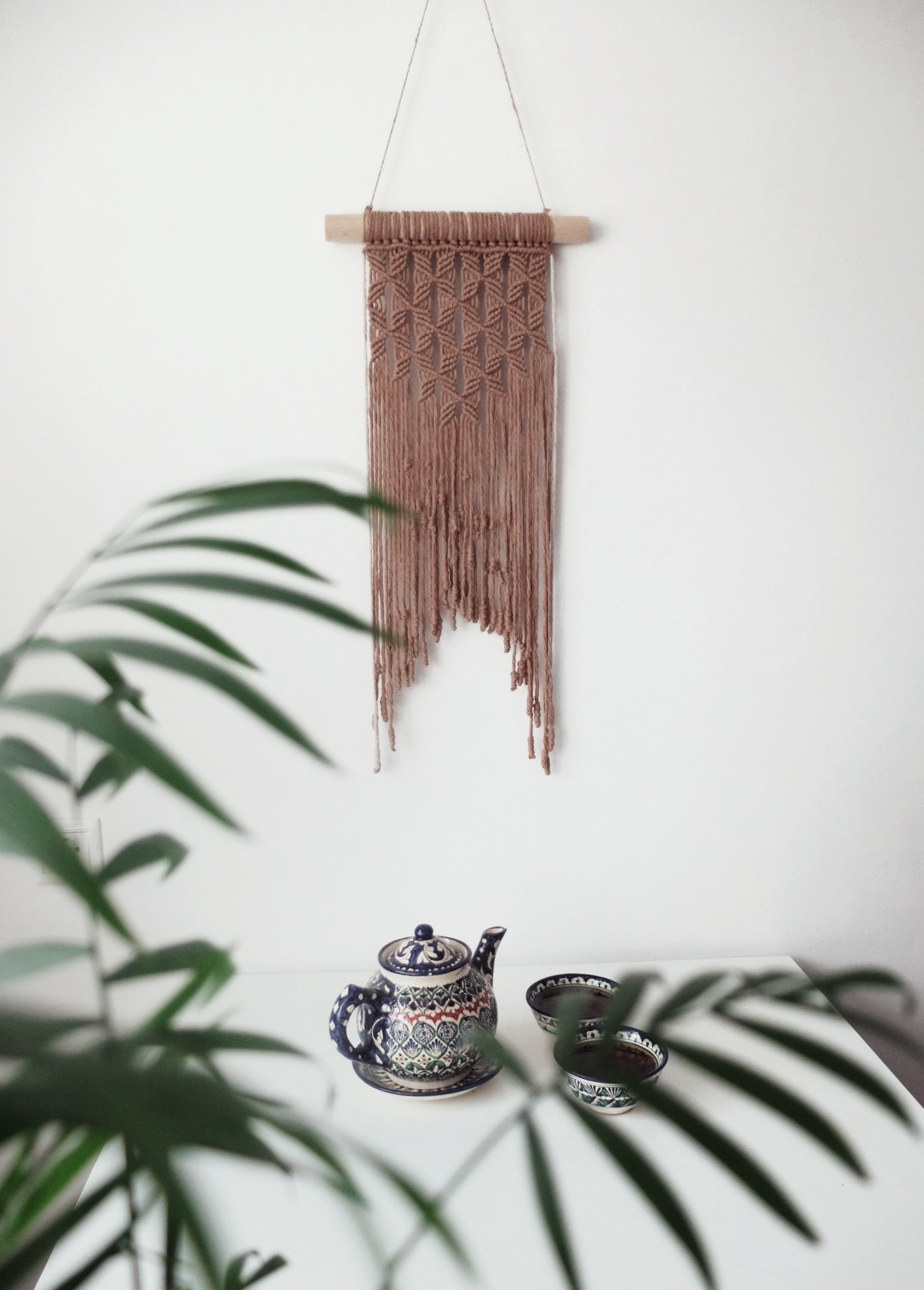 Love at first sight. Macrame - My, Macrame, Needlework, Handmade, Decor, Panel, Longpost, With your own hands, Needlework without process