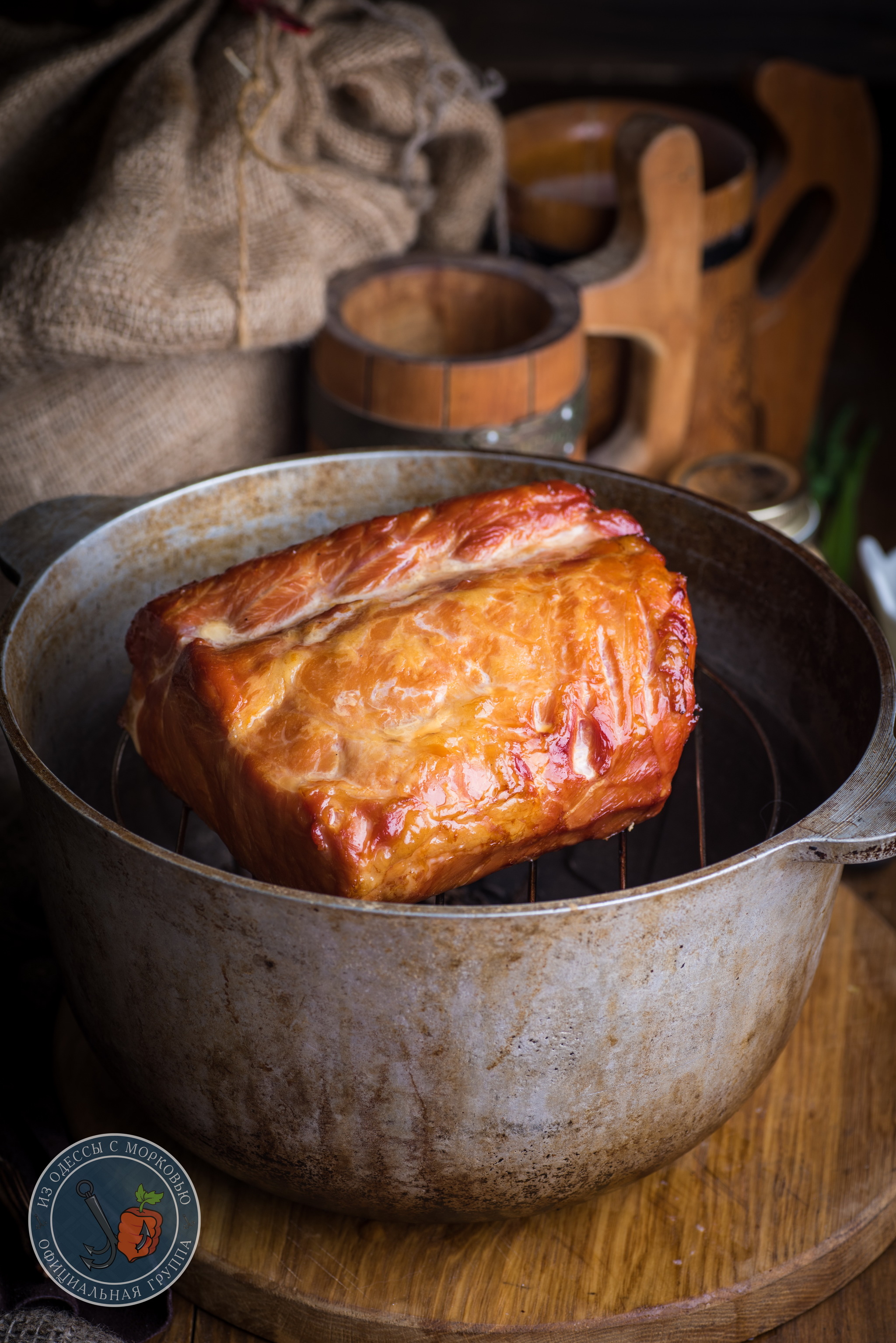 DIY smoked pork loin - My, From Odessa with carrots, Cooking, Recipe, Food, The photo, Longpost, Meat, Smoking, Loin