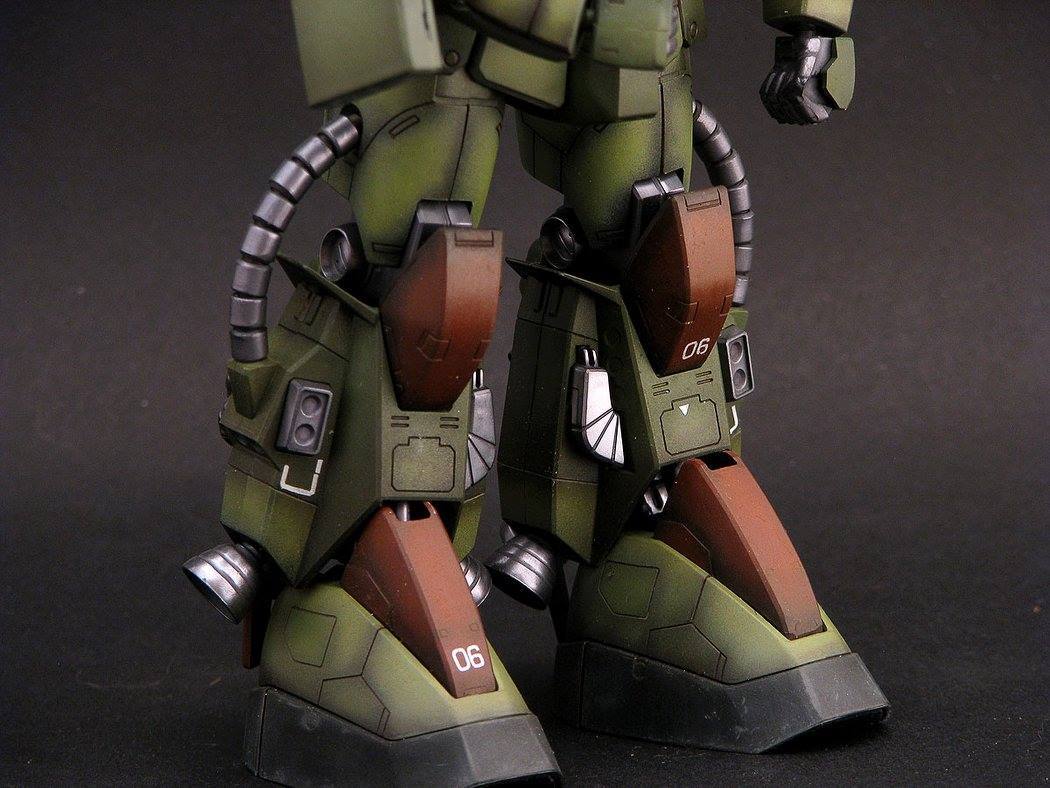 Combat robot Zaku II MS-06R-1A - My, Modeling, Gundam, Fantasy, Robot, Longpost