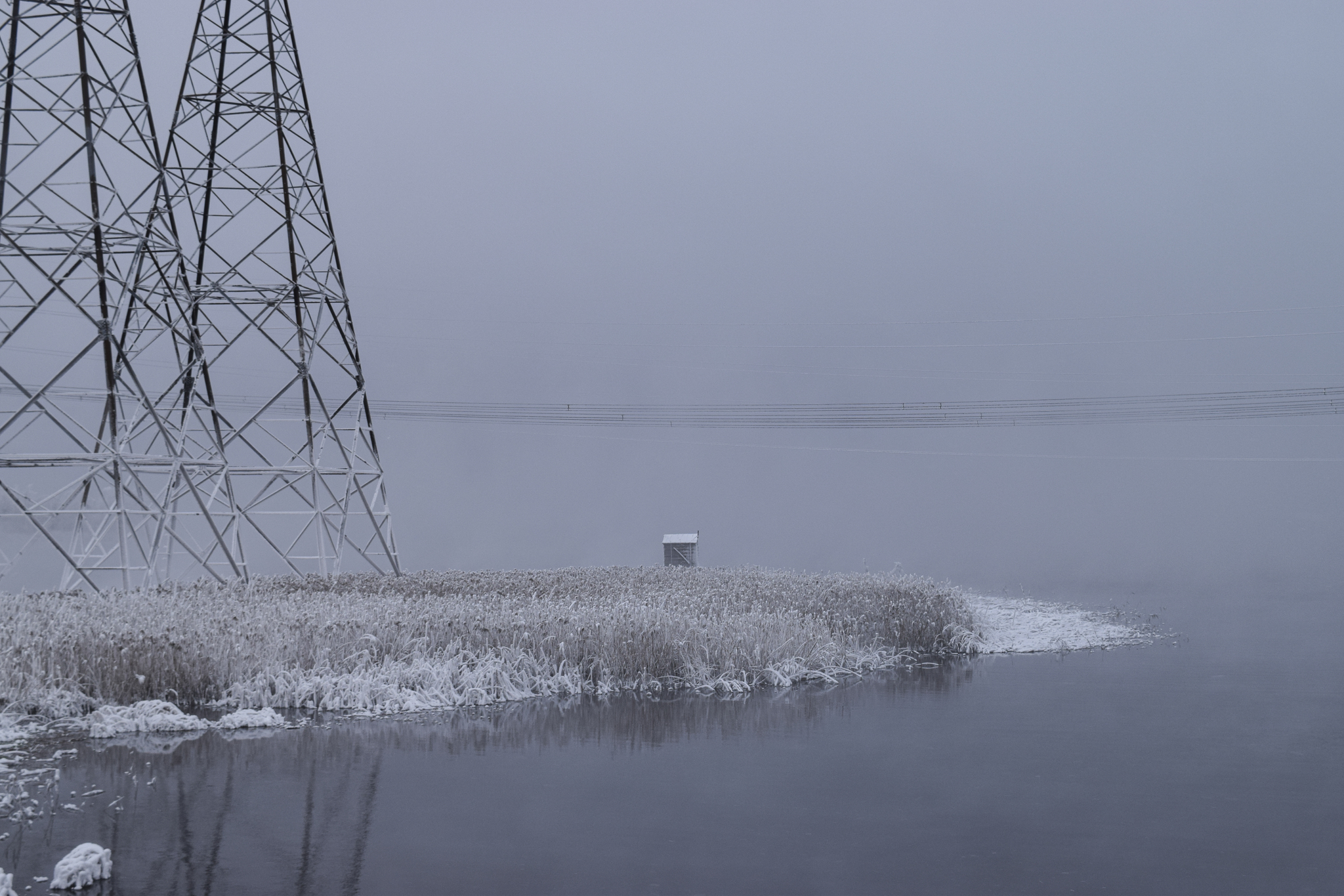 Nature around the peaceful atom - My, Ecology, Winter, freezing, beauty, Nuclear power, Longpost