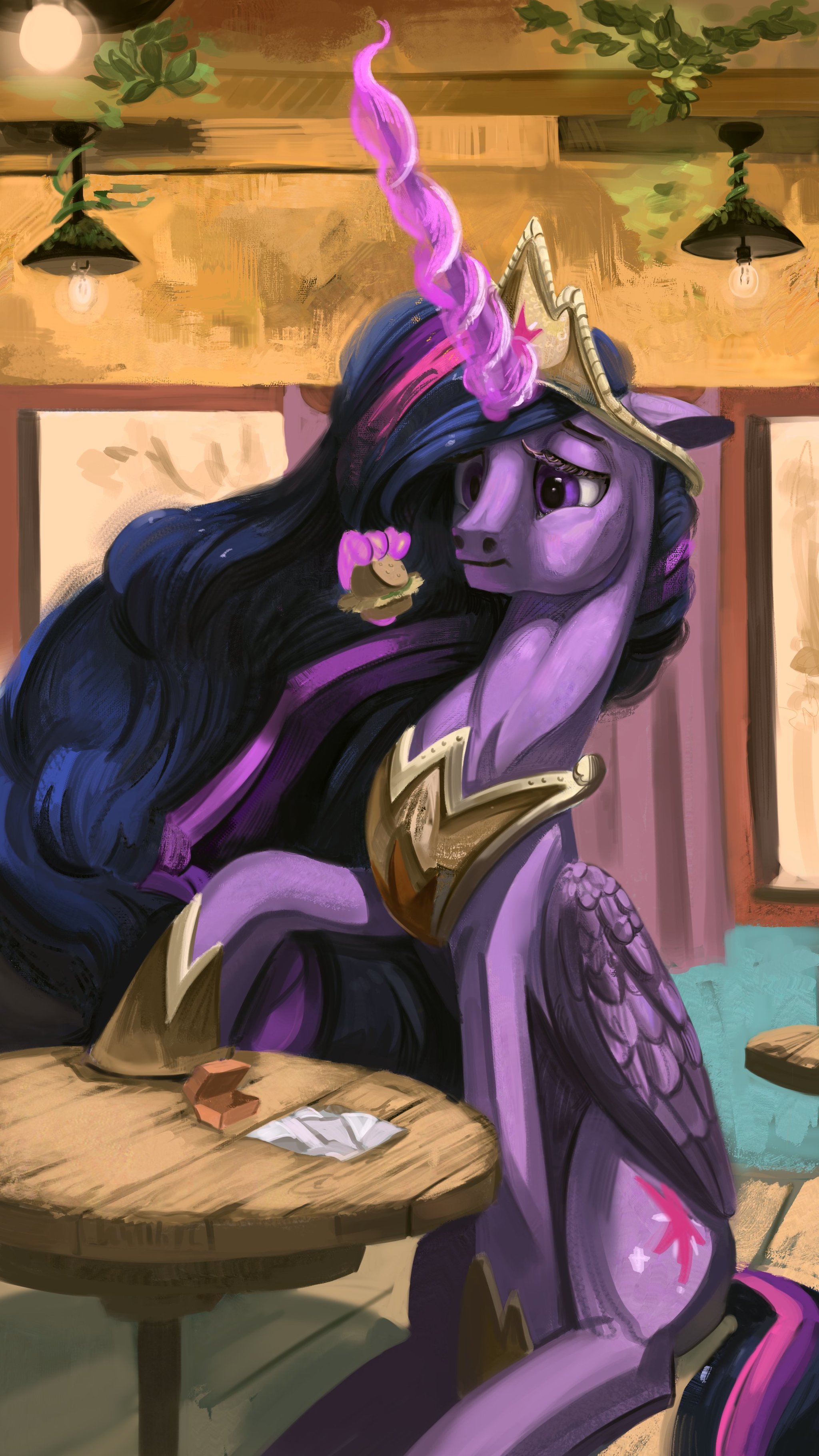 The princess has grown up, but the burgers haven't - My little pony, Twilight sparkle, Toisanemoif