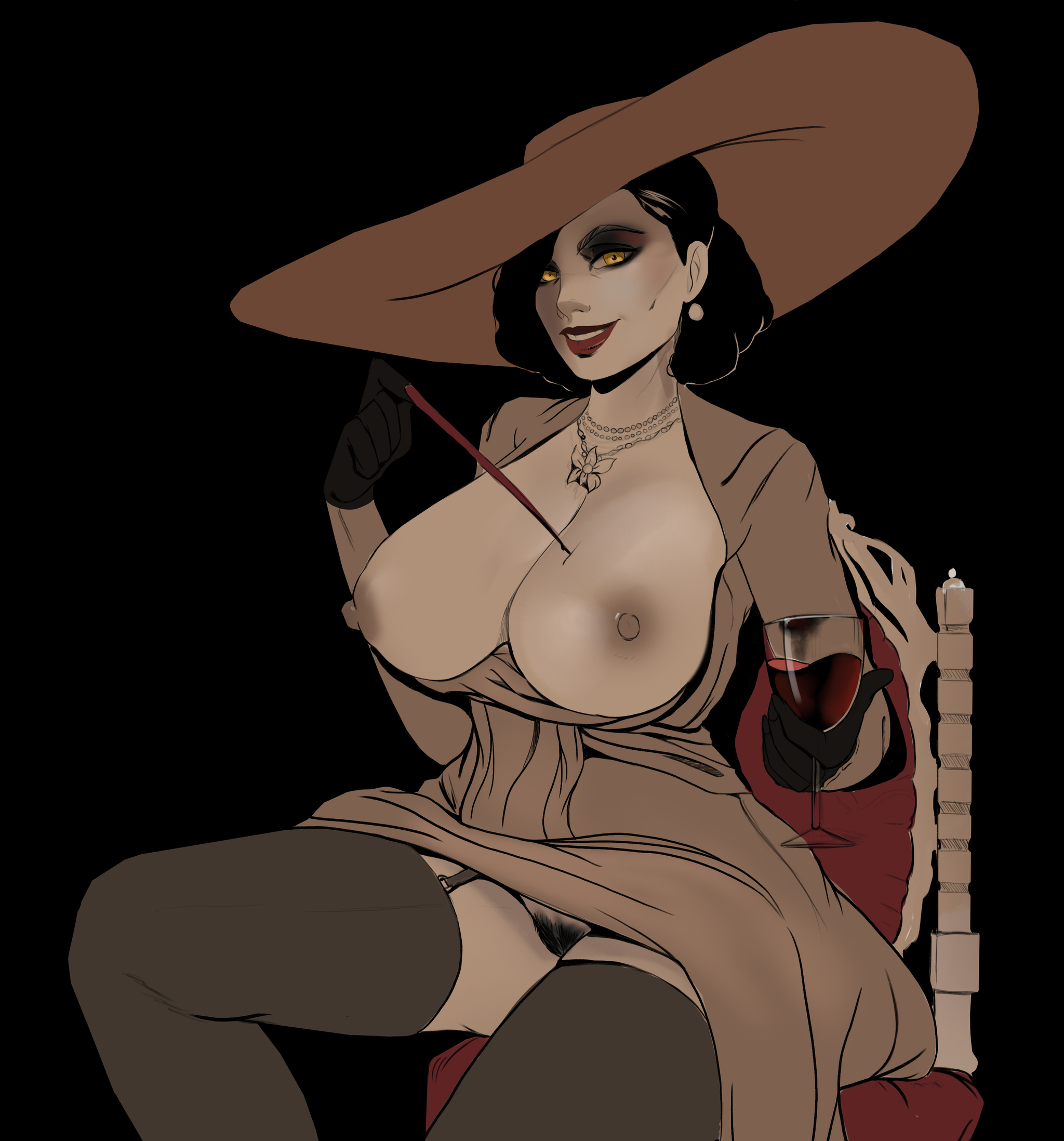 Tall Alcina Dimitrescu from Resident Evil 8 Art Compilation #3 - NSFW, Resident evil, Resident Evil 8: Village, Lady Dimitrescu - Resident Evil, Erotic, Hand-drawn erotica, Art, Boobs, Osmar-Shotgun, , Neoartcore, Doppel, Pashapencil, Longpost