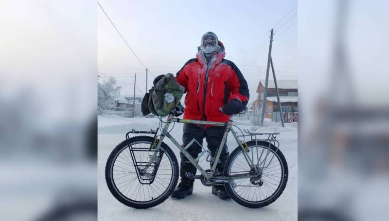 An Italian cyclist is going to ride 3 thousand km in Yakutia - Yakutia, Entertainment, A bike, Fierce, freezing, Longpost