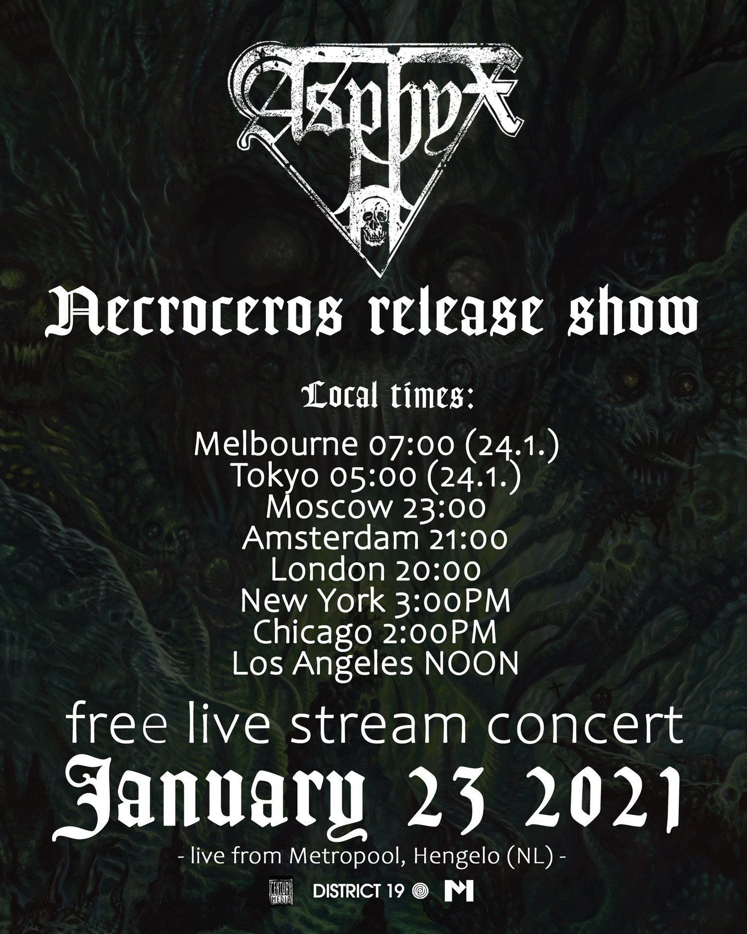 Asphyx - Necroceros Album Release Show - Asphyx, Death metal, Netherlands (Holland), Video