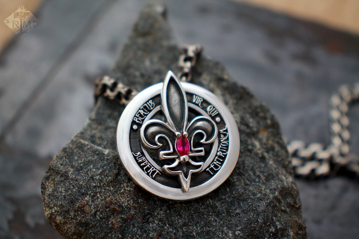 Sisters of Battle - Beatus Vir Qui Suffert Tentationem - My, Wh other, Creation, Silver, Warhammer 40k, Warhammer-Crafts, Pendant, Adepta Sororitas, Longpost