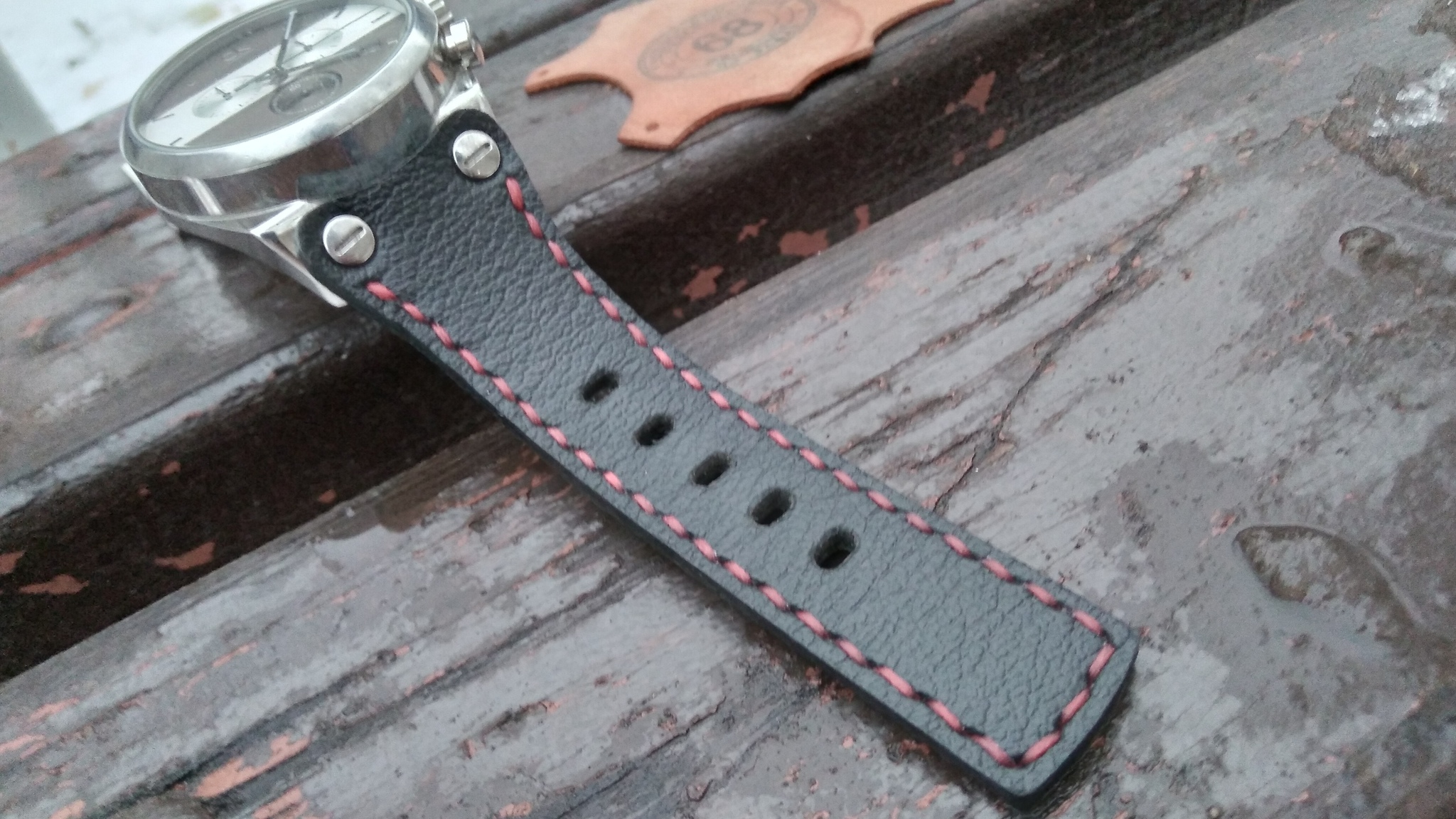 Handmade watch strap calvin klein - Моё, Рукоделие с процессом, Изделия из кожи, Ручная работа, Ремешок, Хобби, Ремень, Кожа, Часы, Наручные часы, Умные часы, Длиннопост