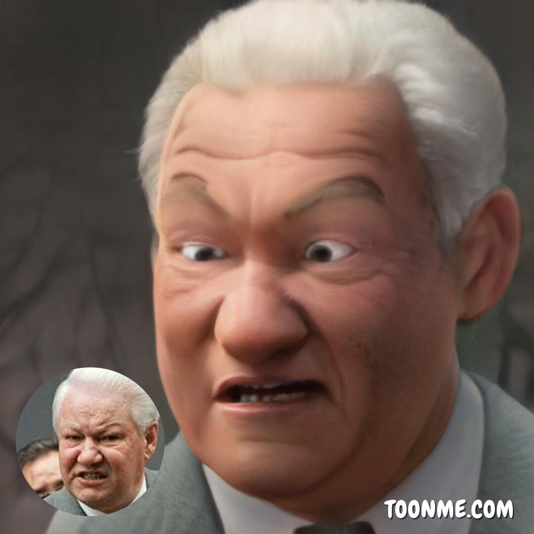 Toonme neural network and famous politicians - Нейронные сети, Politics, Humor, Toonme, Boris Yeltsin, Nikita Khrushchev, Leonid Brezhnev, the USSR, Che Guevara, Fidel Castro, Longpost