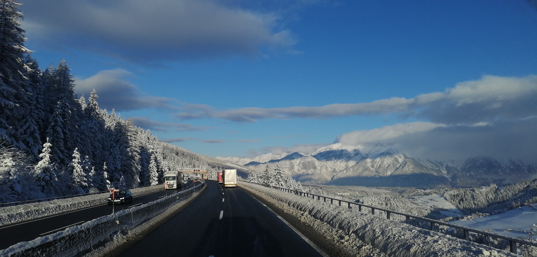 What did I see today in Austria? - My, Austria, Snow, The mountains, Longpost, The photo