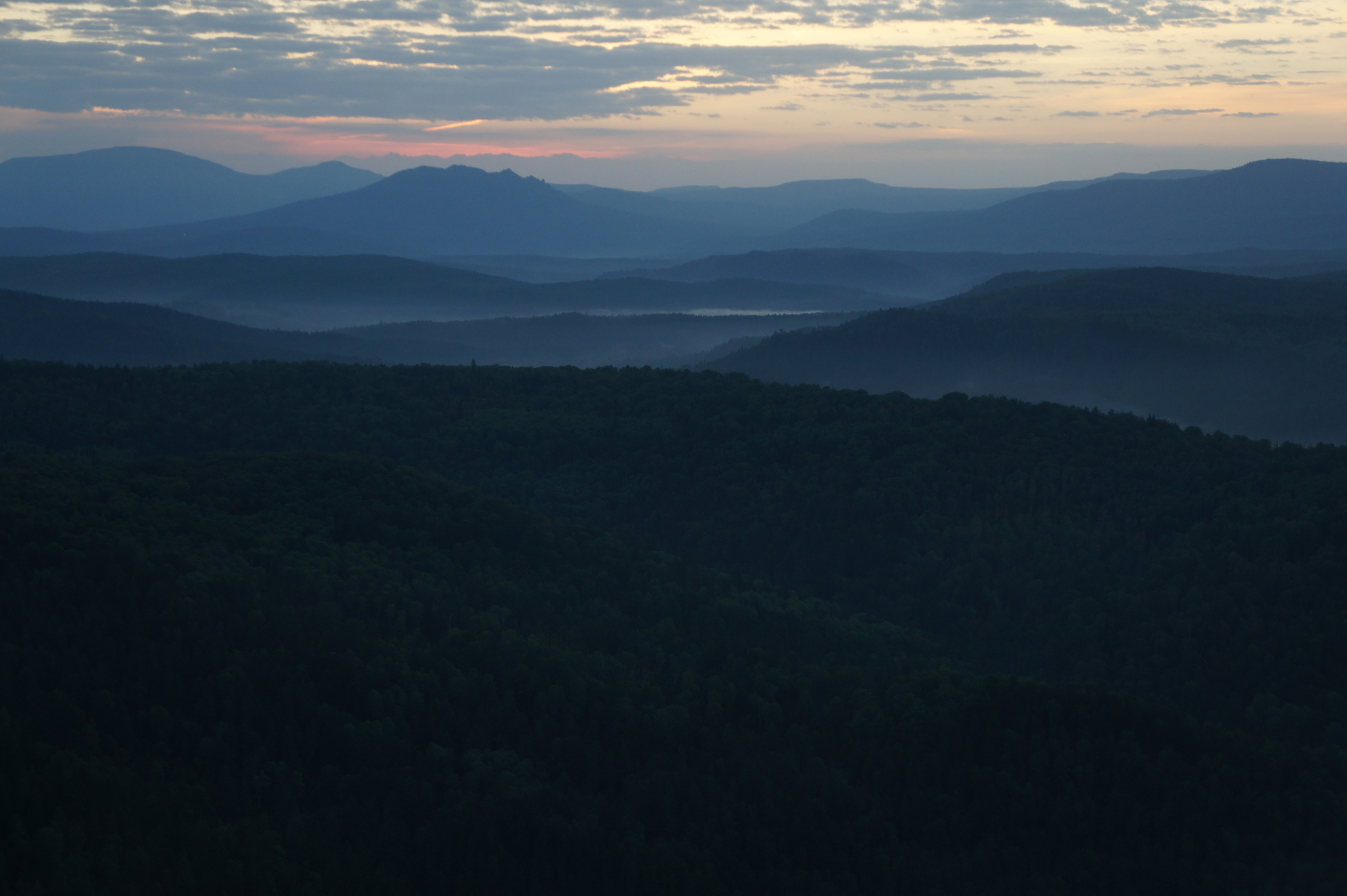 Dawn in the mountains - My, dawn, The mountains, Nature, Ural, Summer, Longpost