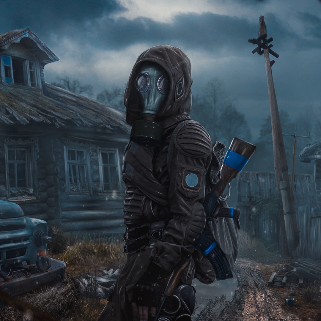 Stalker in Zarya - Stalker, Chernobyl, Exclusion Zone, Art