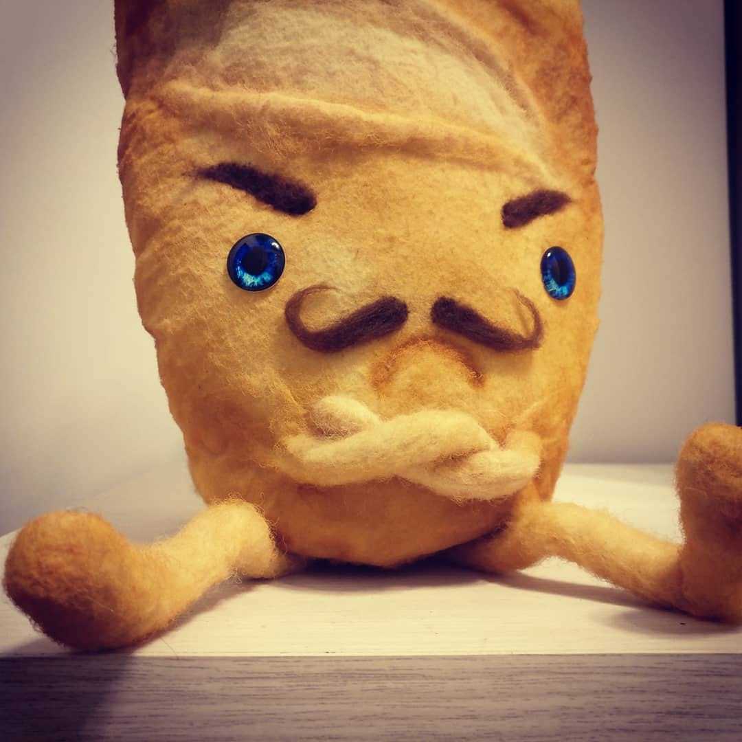 Brutal baking) - My, Needlework without process, Handmade, angry, Wallow, Soft toy, Longpost