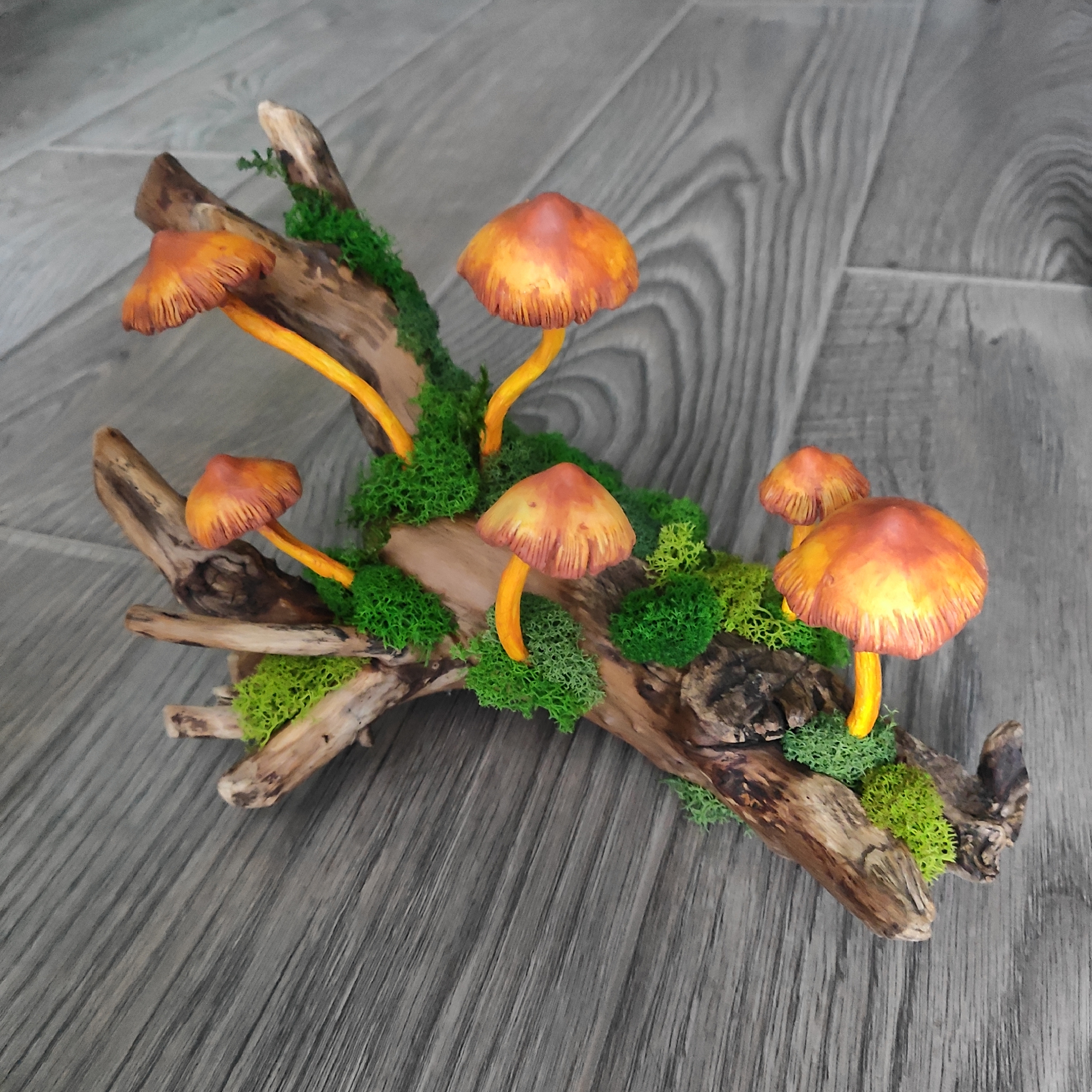 Mushroom night light - My, Needlework, Needlework with process, Longpost, Night light, Mushrooms, Creation