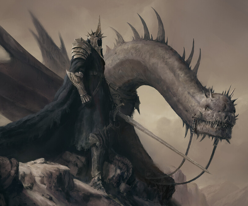 Witch King - Nazgul, Lord of the Rings, Tolkien, Art, Longpost, The Sorcerer King