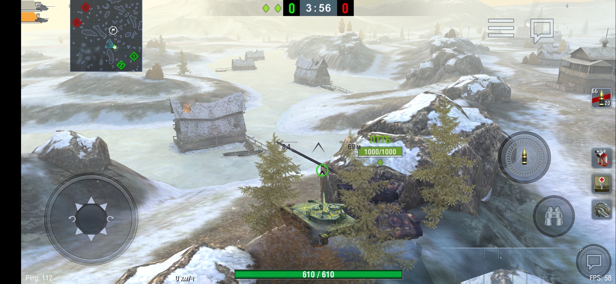 Climbing and flying - My, World of tanks, AMX ELC, Longpost, World of Tanks Blitz