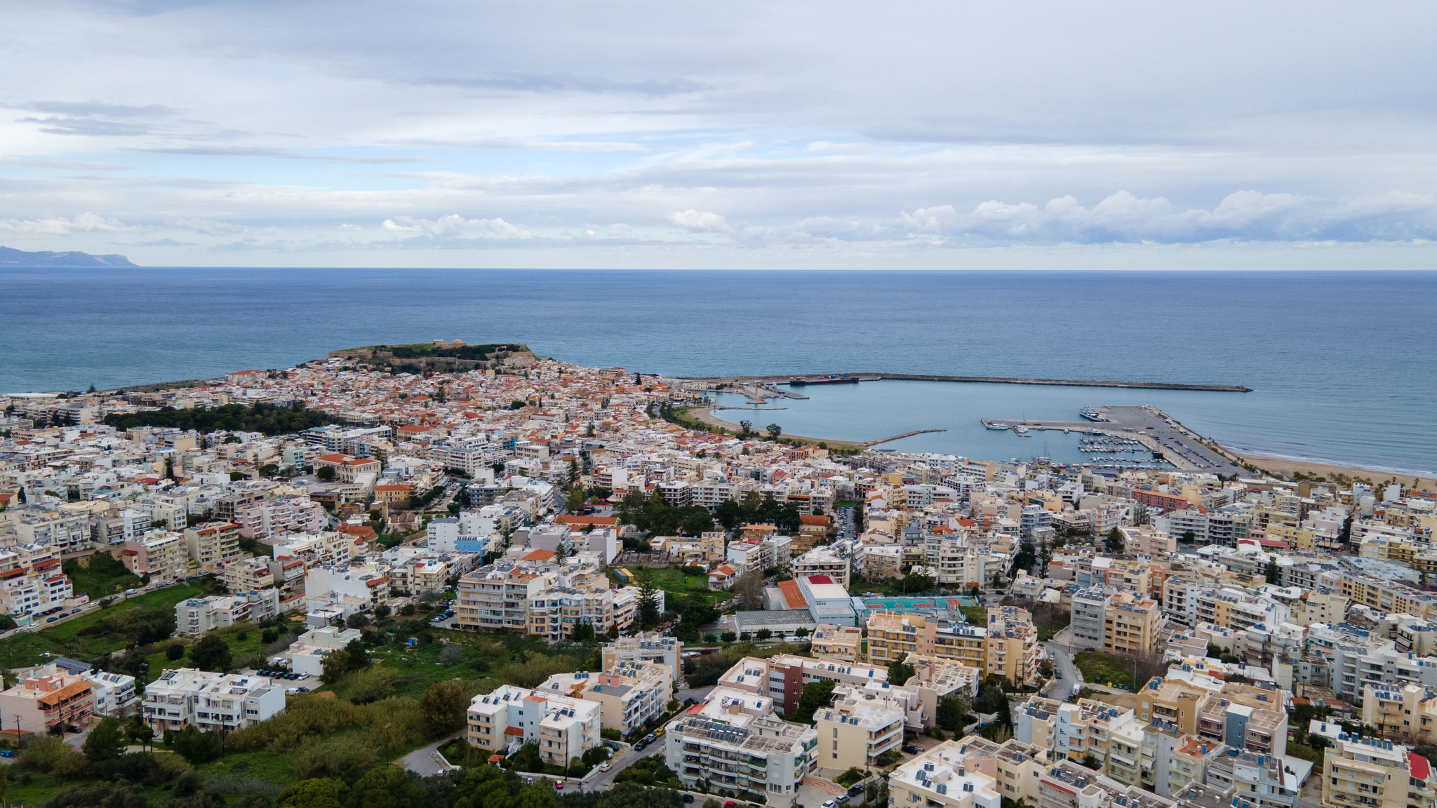 Fortress in Rethymnon, Crete, Greece - My, Quadcopter, Drone, DJI Mavic, Greece, Crete, Rethymnon, The photo, Fortress, Longpost