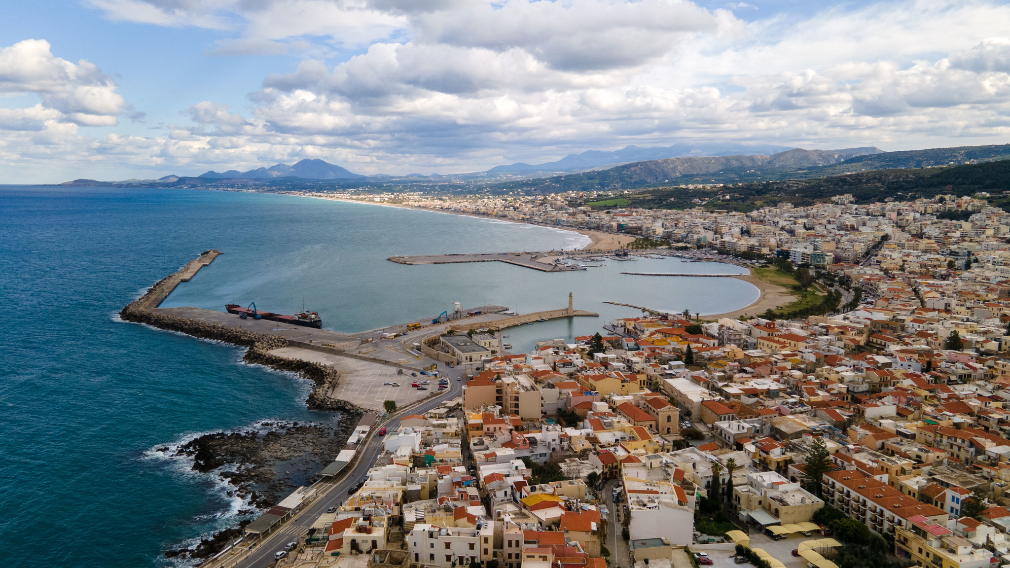 Fortress in Rethymnon, Crete, Greece - My, Quadcopter, Drone, DJI Mavic, Greece, Crete, Rethymnon, The photo, Fortress, Longpost