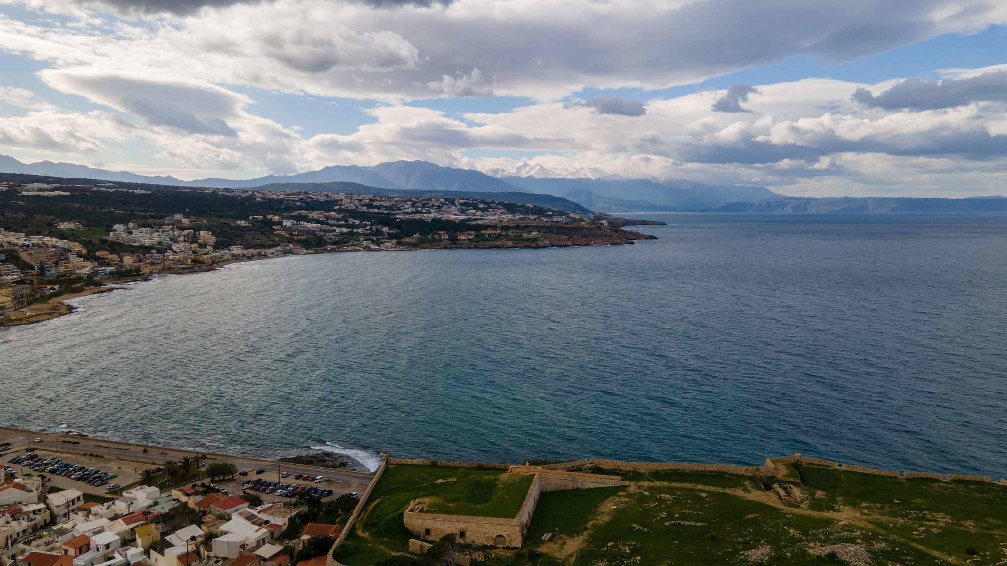 Fortress in Rethymnon, Crete, Greece - My, Quadcopter, Drone, DJI Mavic, Greece, Crete, Rethymnon, The photo, Fortress, Longpost