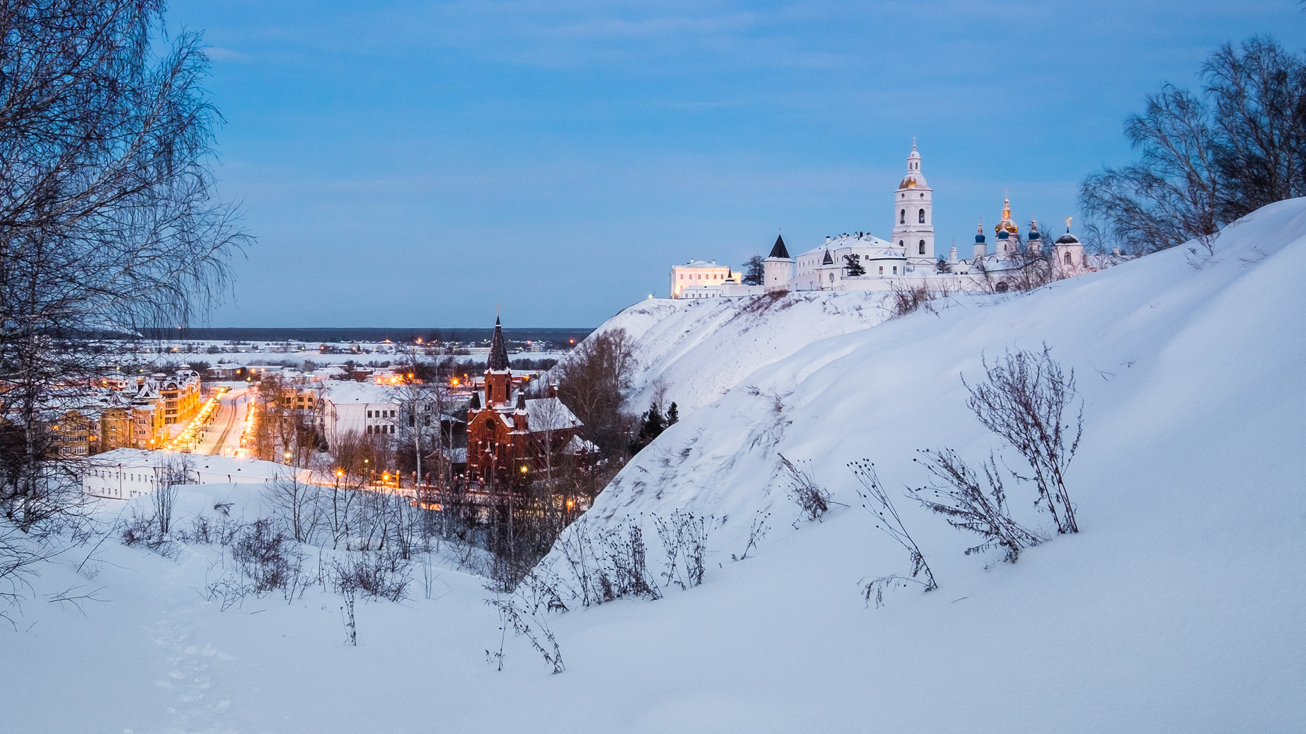 Tobolsk - My, Tobolsk, Tyumen region, Siberia, Town, Architecture, The photo, Landscape, Winter, Snow, Russia, Kremlin