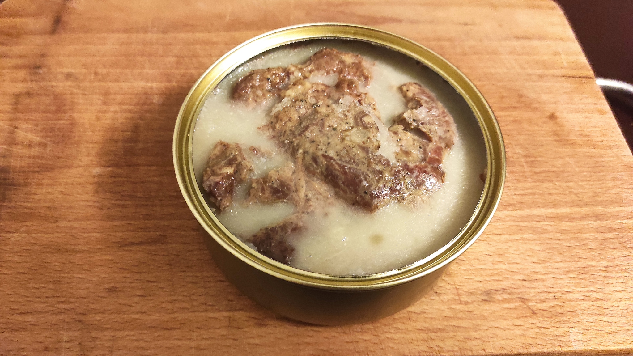 Tushonka - My, Beef, Stew, Meat, Longpost