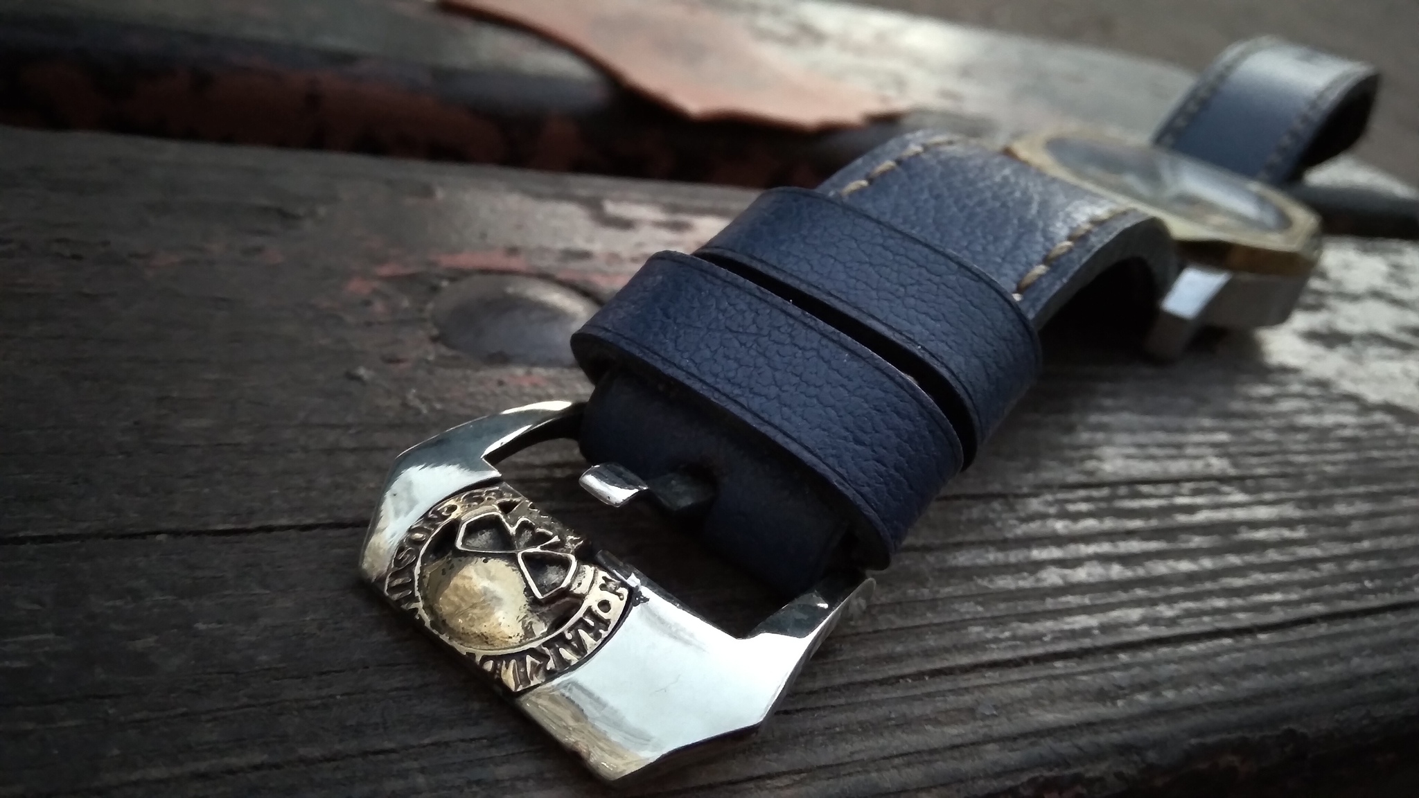 Swiss Legend and Homaz Panerai watch strap. Interesting buckles - My, Needlework with process, Leather products, Strap, Panerai, Lightning Clock, Mechanism, Clock, Wrist Watch, Leather, With your own hands, Handmade, Belt, Smart watch, Mechanical watches, Hobby, Longpost